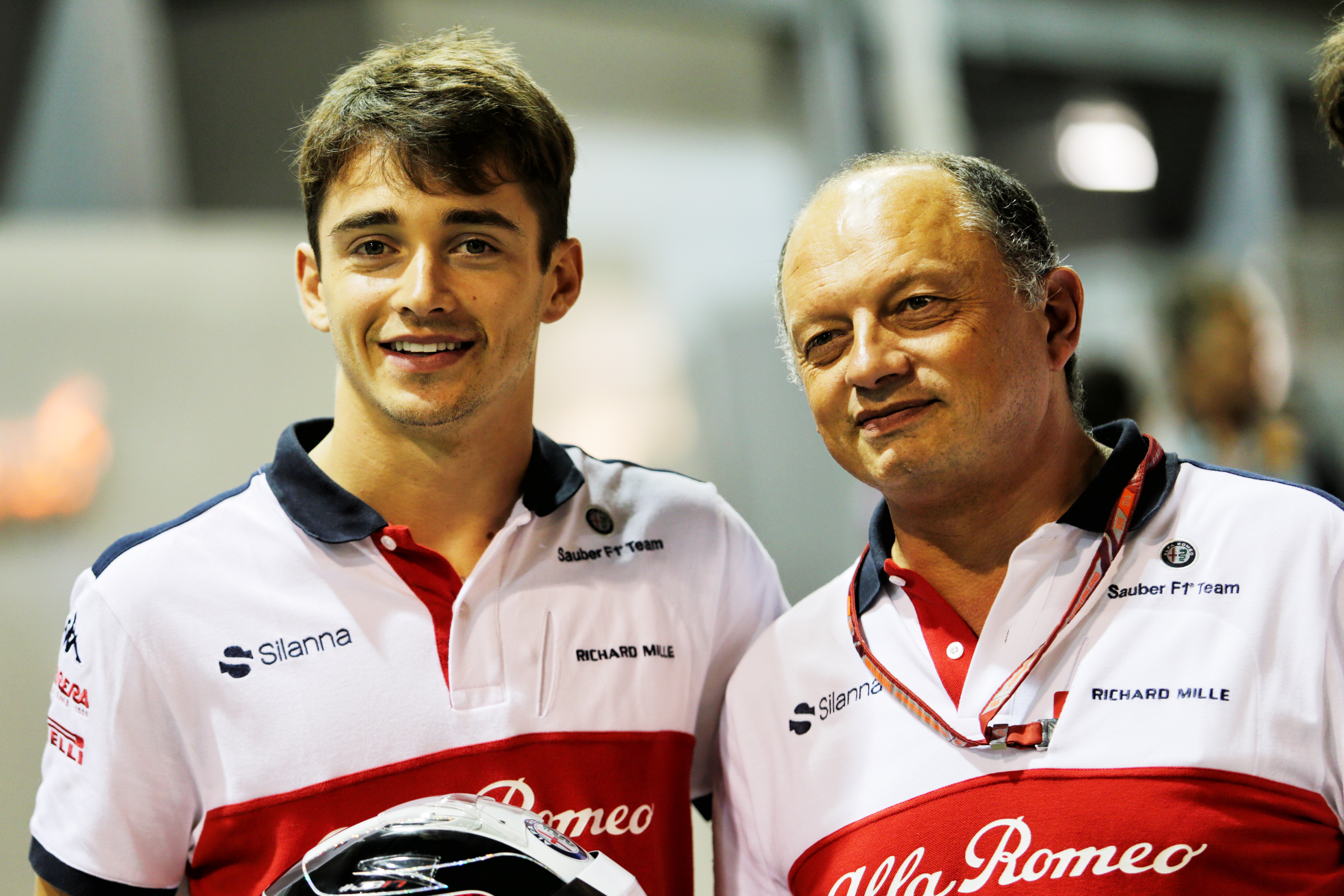 Charles Leclerc Frederic Vasseur Sauber F1