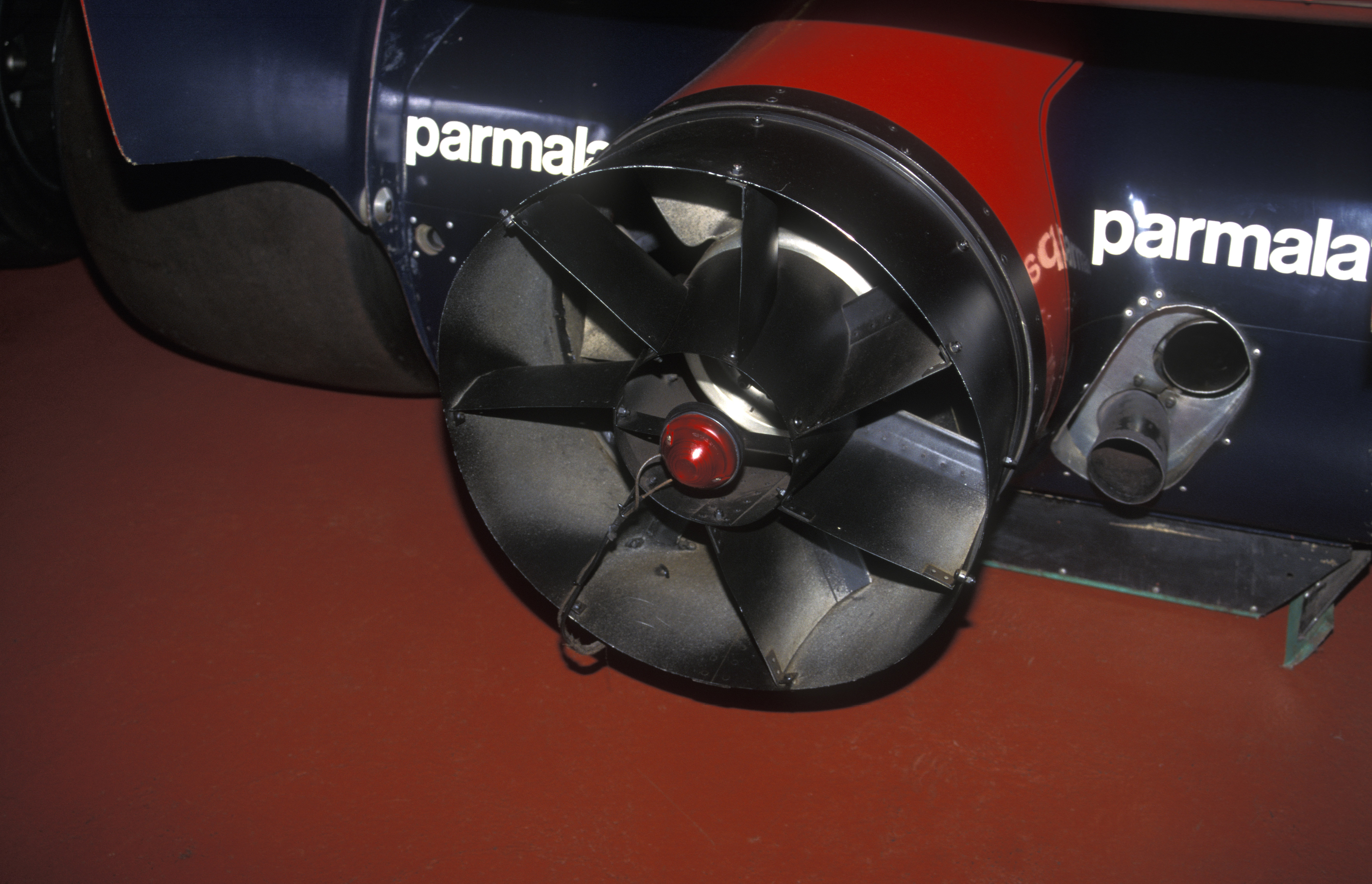 Brabham Fan Car, The controversial fan. It's for cooling. …