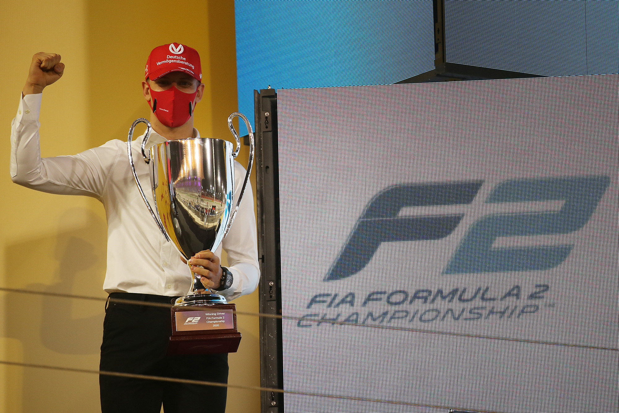 Motor Racing Fia Formula 2 Championship Prize Giving Ceremony Sunday Sakhir, Bahrain