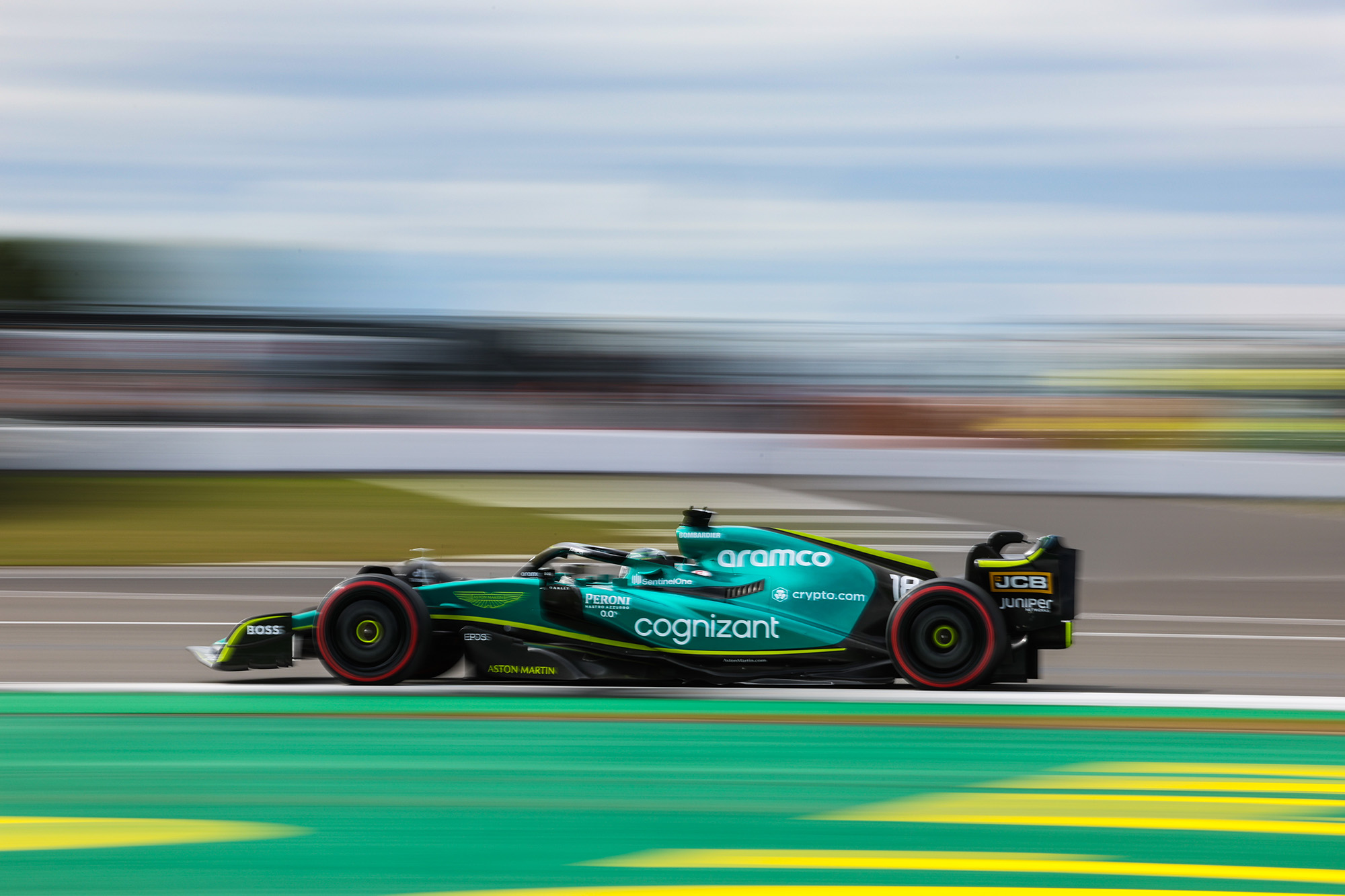 Motor Racing Formula One World Championship British Grand Prix Practice Day Silverstone, England