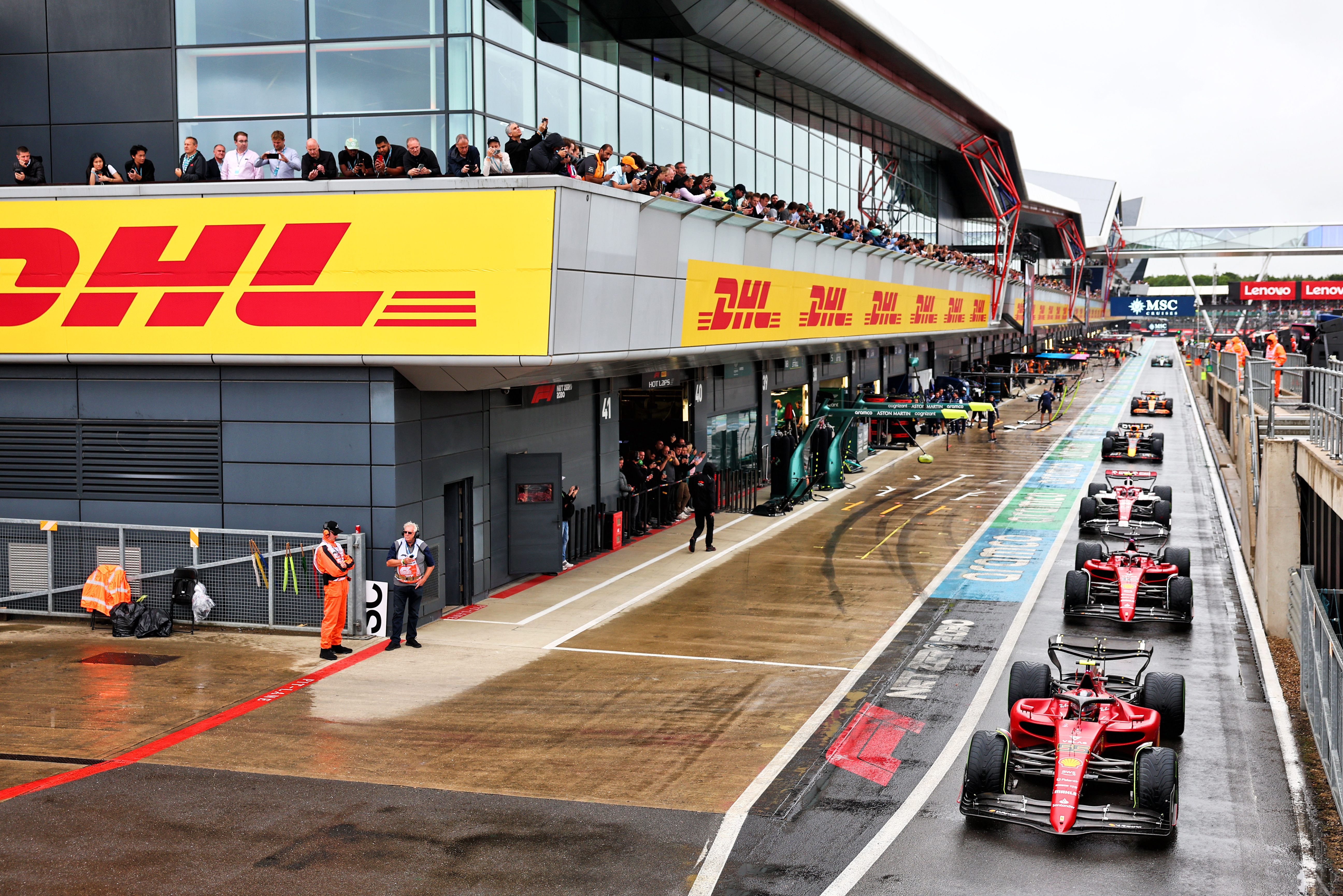 Motor Racing Formula One World Championship British Grand Prix Qualifying Day Silverstone, England