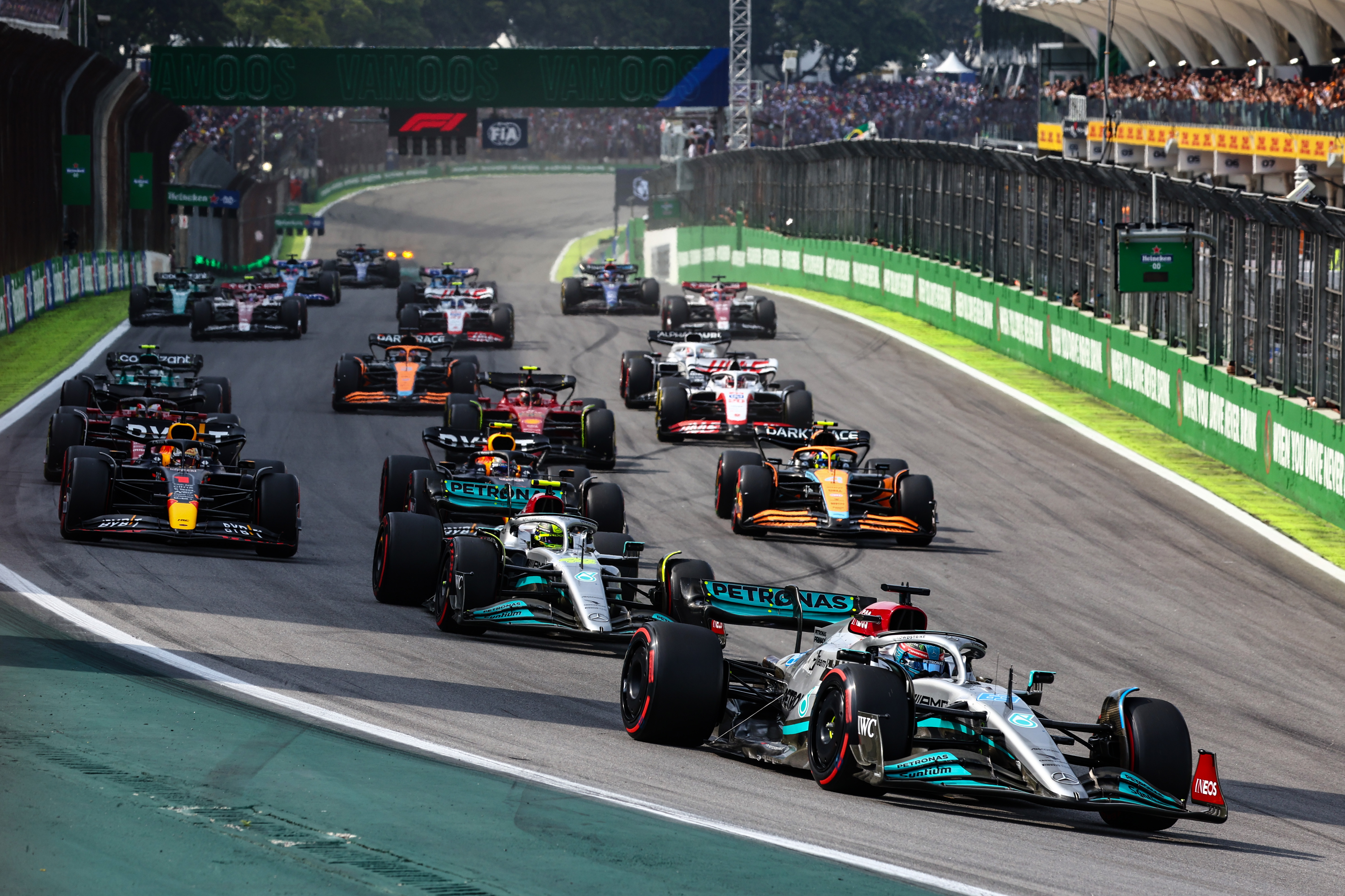 Motor Racing Formula One World Championship Brazilian Grand Prix Race Day Sao Paulo, Brazil