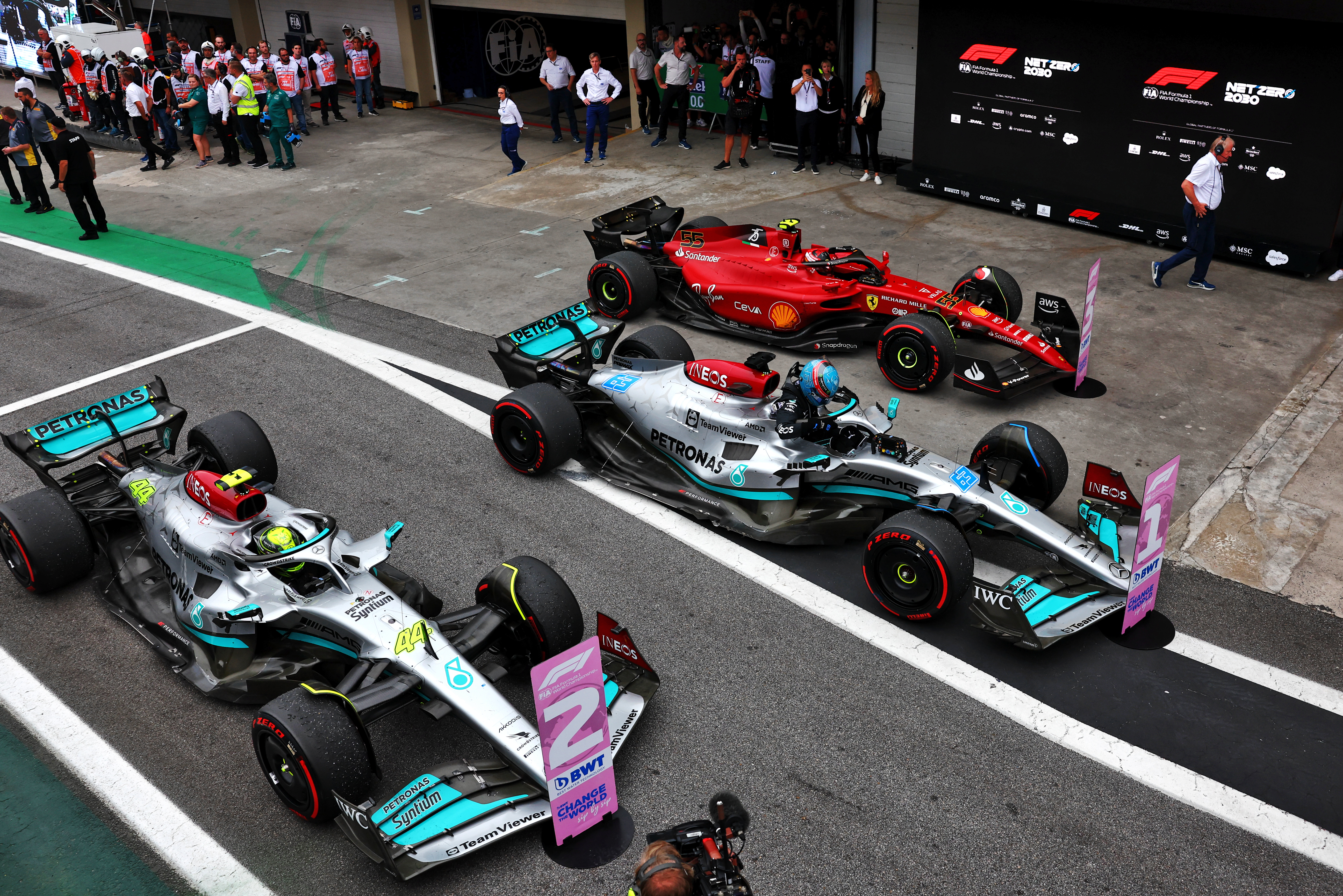 Motor Racing Formula One World Championship Brazilian Grand Prix Race Day Sao Paulo, Brazil