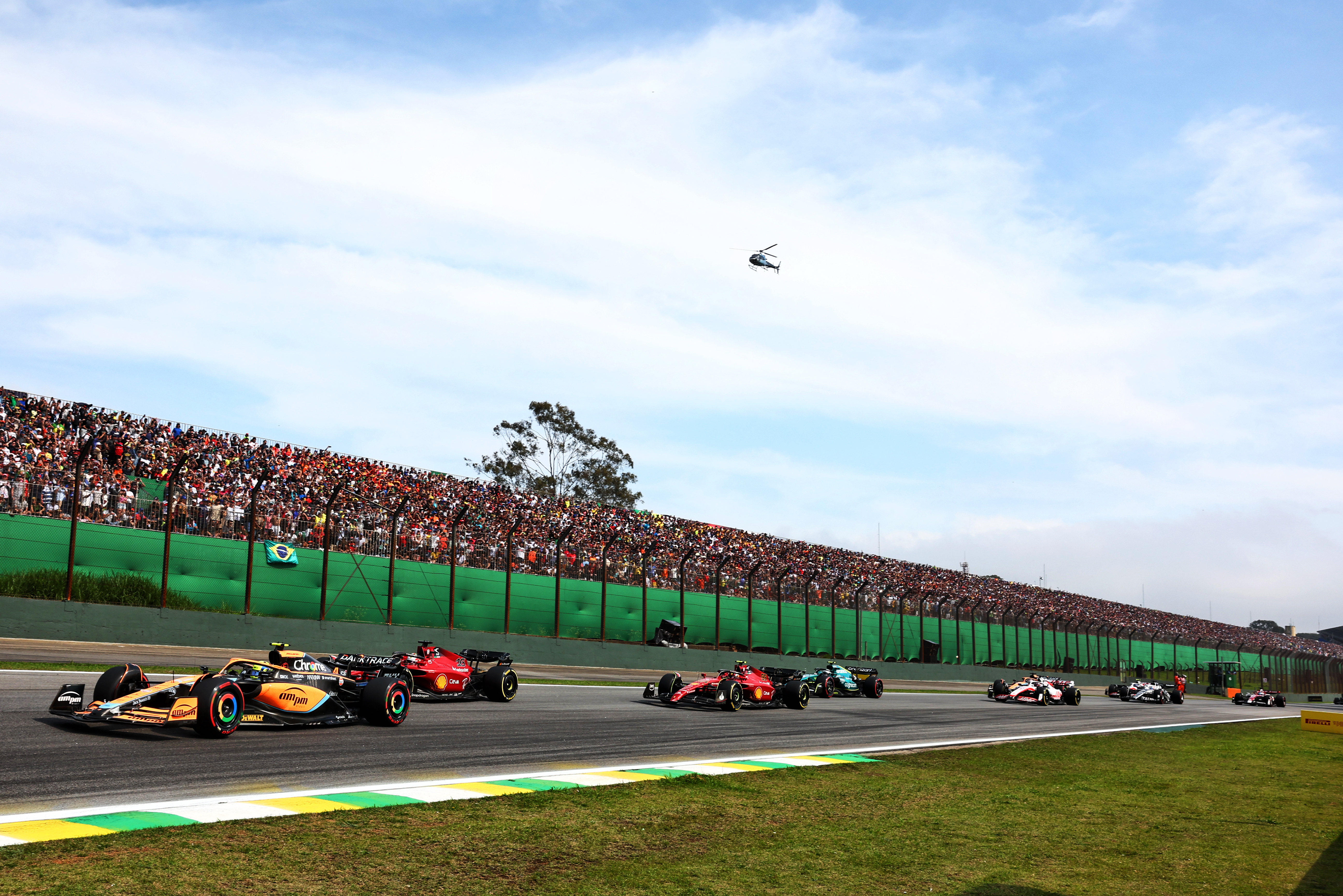 Motor Racing Formula One World Championship Brazilian Grand Prix Race Day Sao Paulo, Brazil