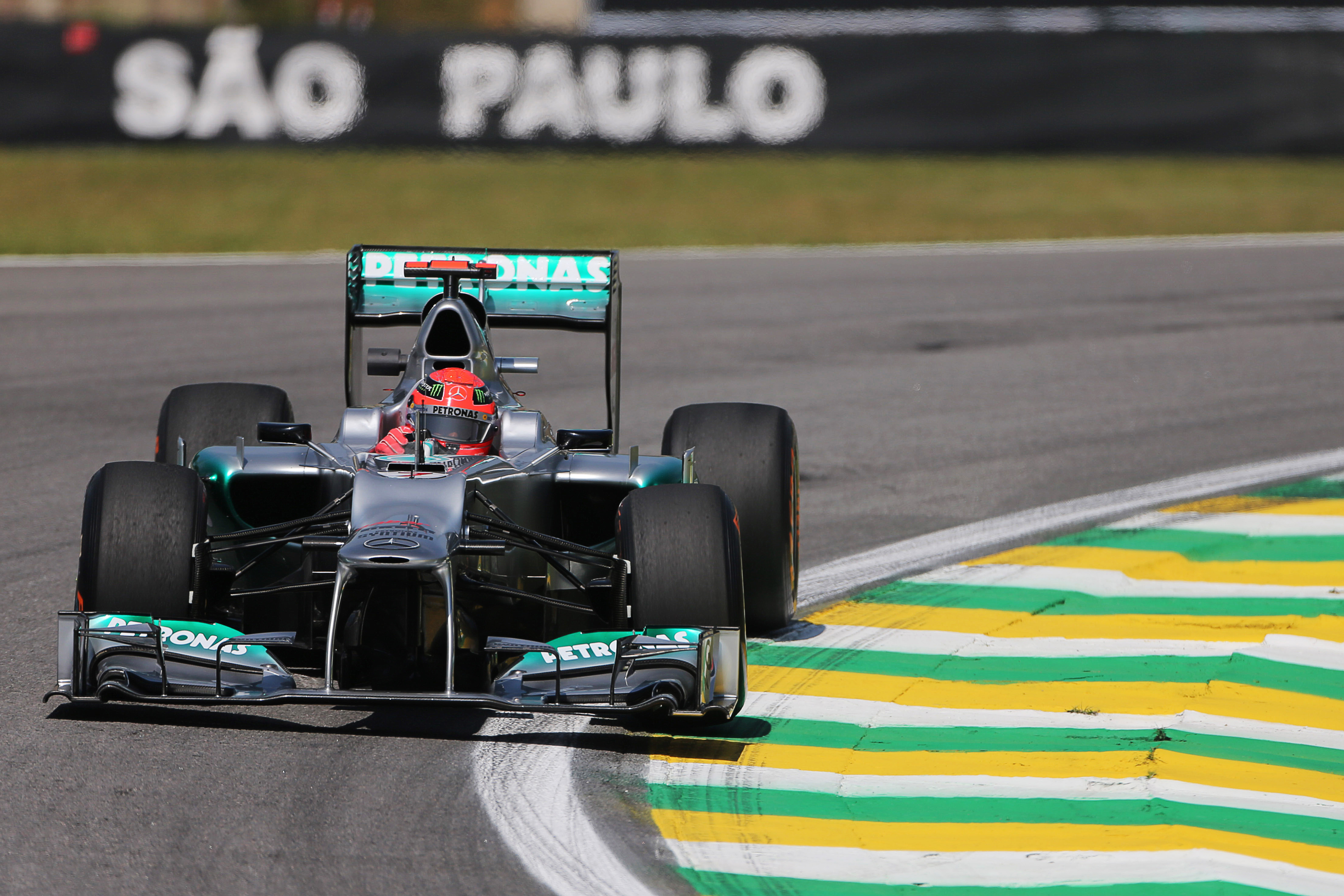 Motor Racing Formula One World Championship Brazilian Grand Prix Practice Day Sao Paulo, Brazil