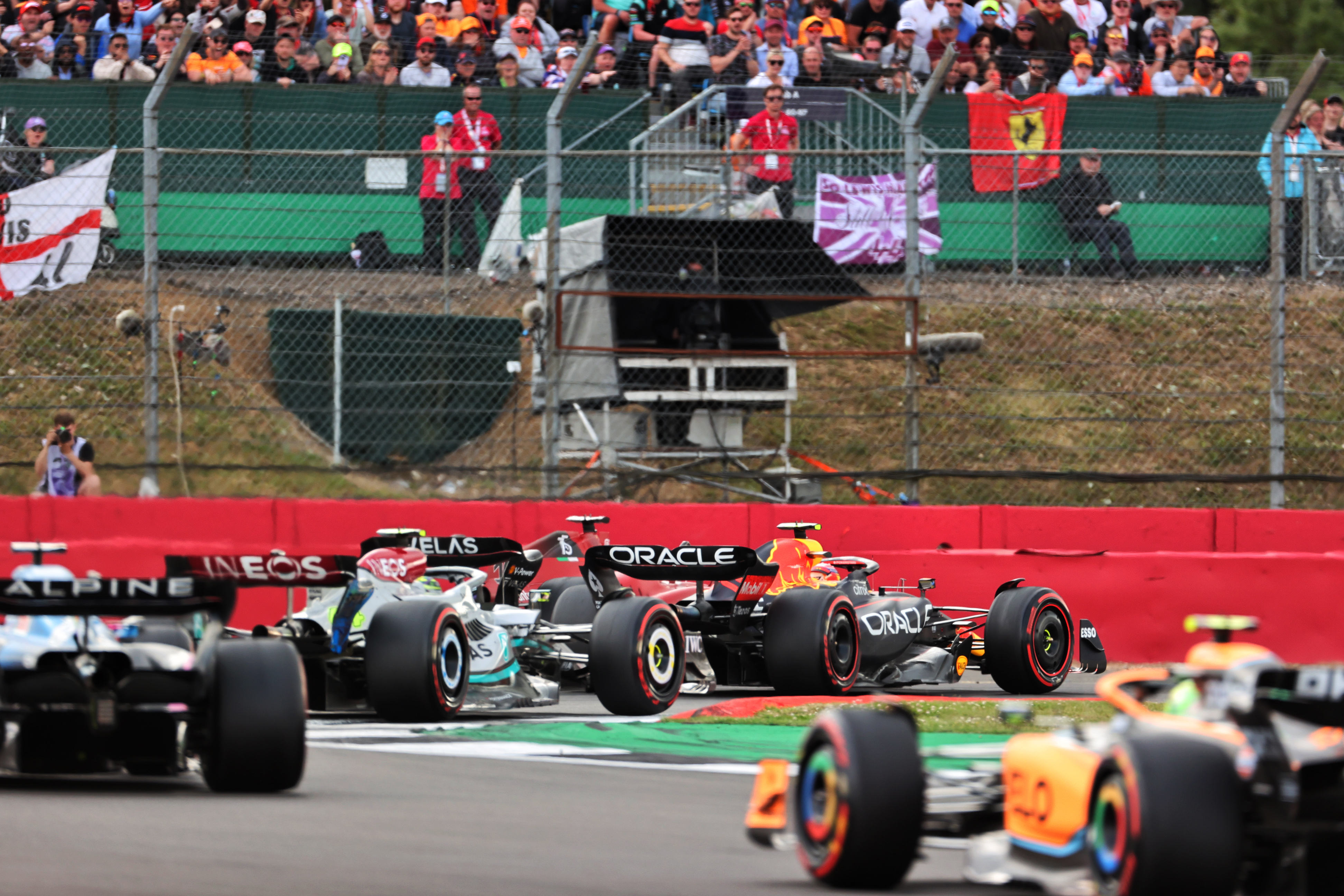 Motor Racing Formula One World Championship British Grand Prix Race Day Silverstone, England