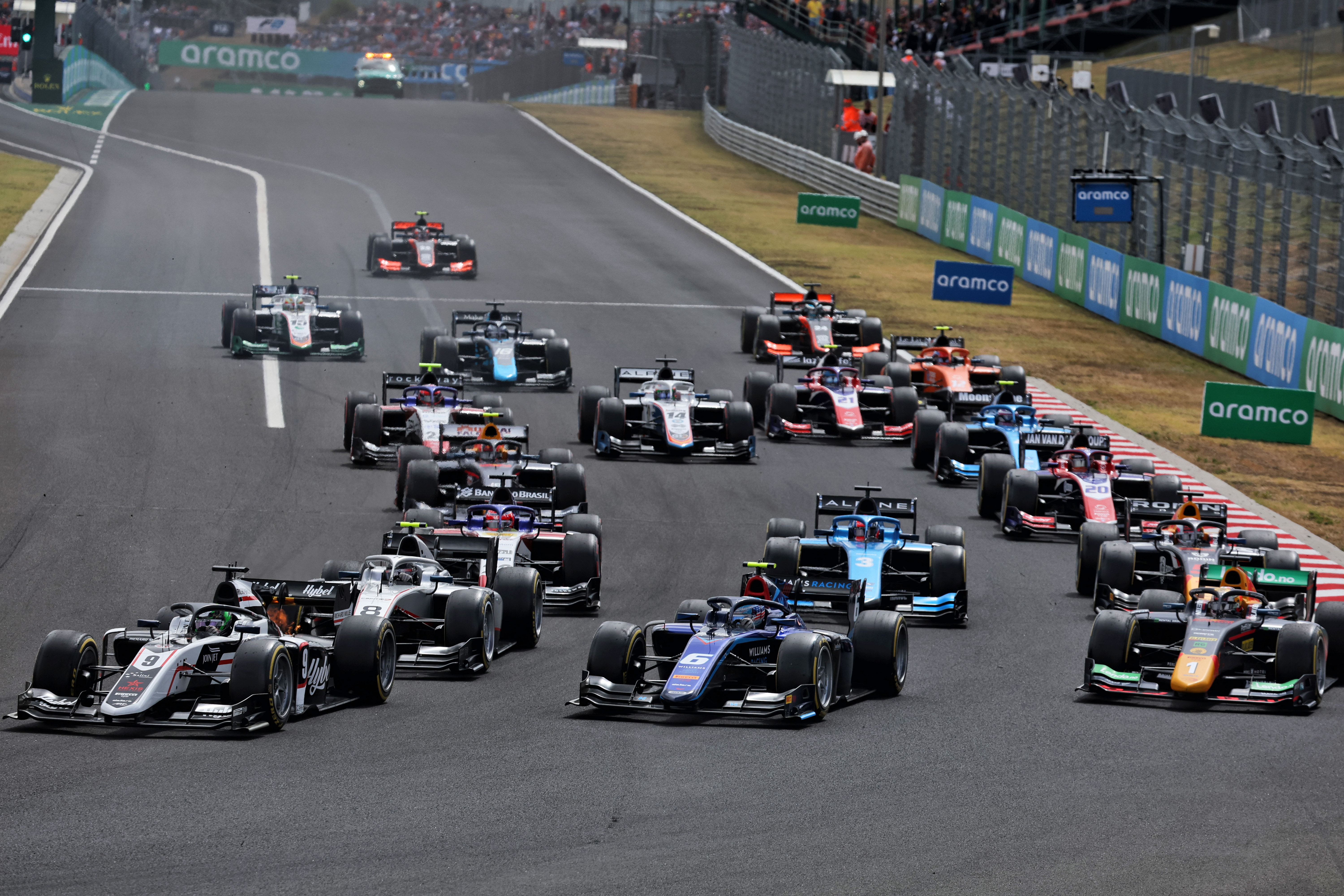 Motor Racing Fia Formula 2 Championship Sunday Budapest, Hungary