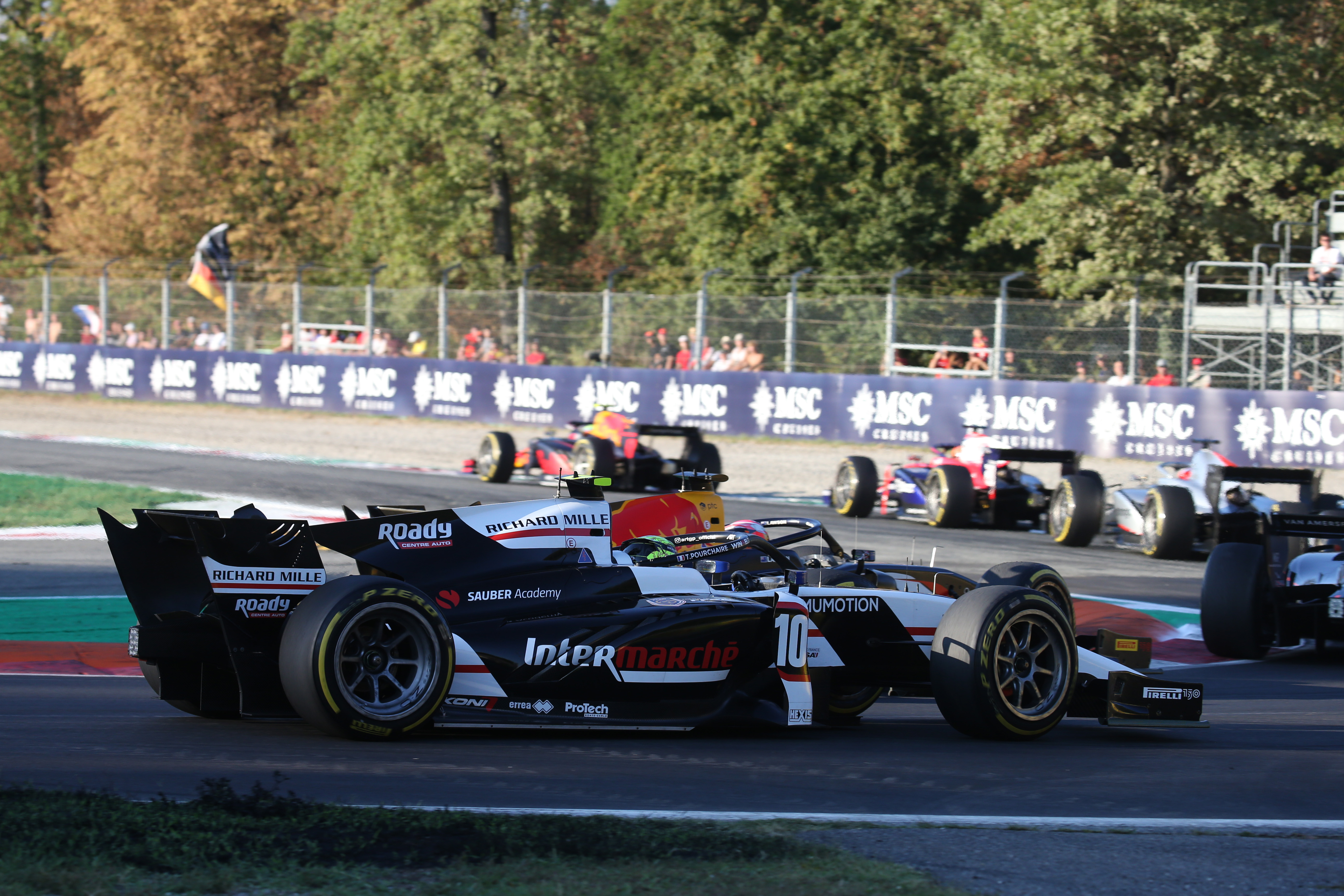 Motor Racing Fia Formula 2 Championship Saturday Monza, Italy