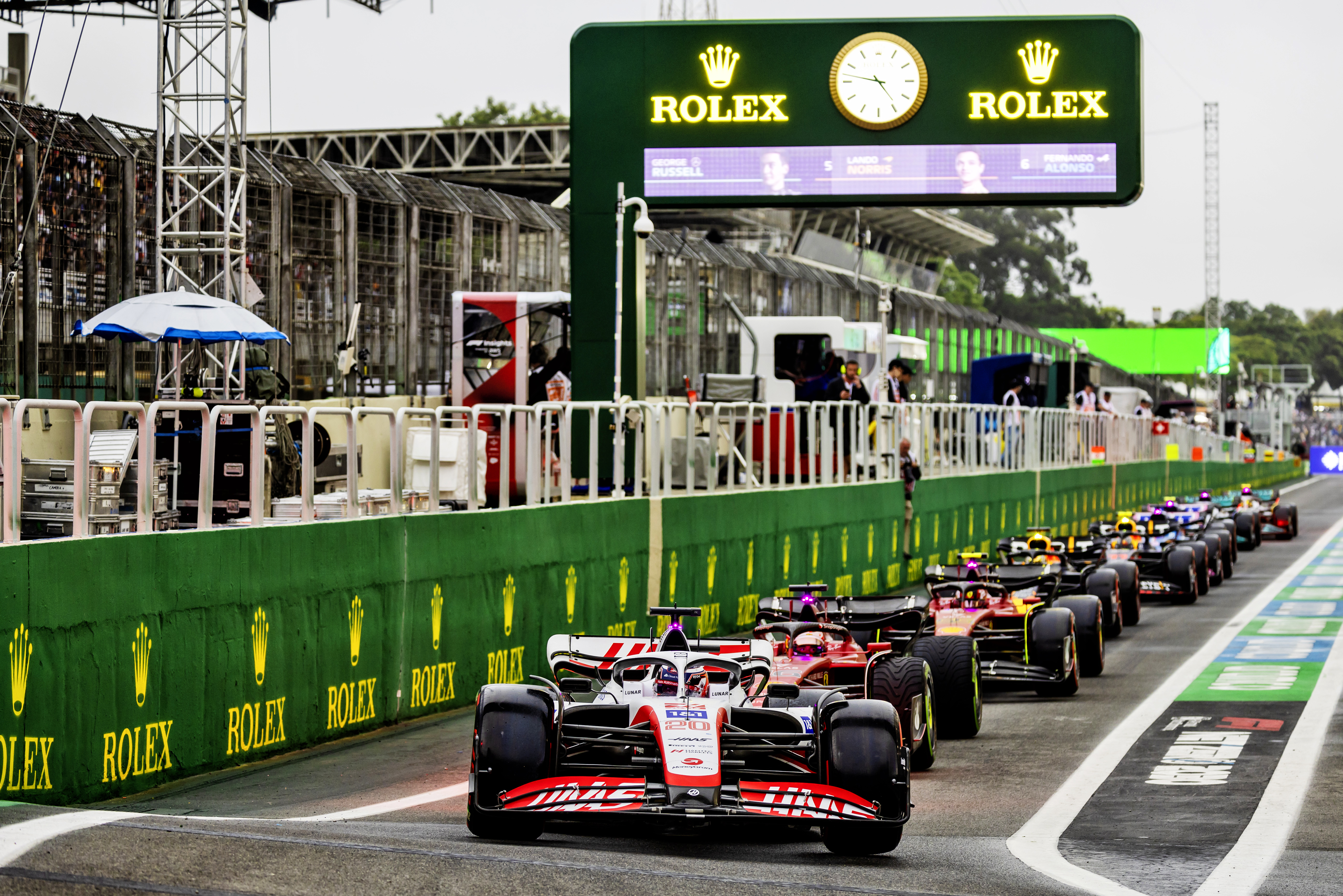 Motor Racing Formula One World Championship Brazilian Grand Prix Qualifying Day Sao Paulo, Brazil