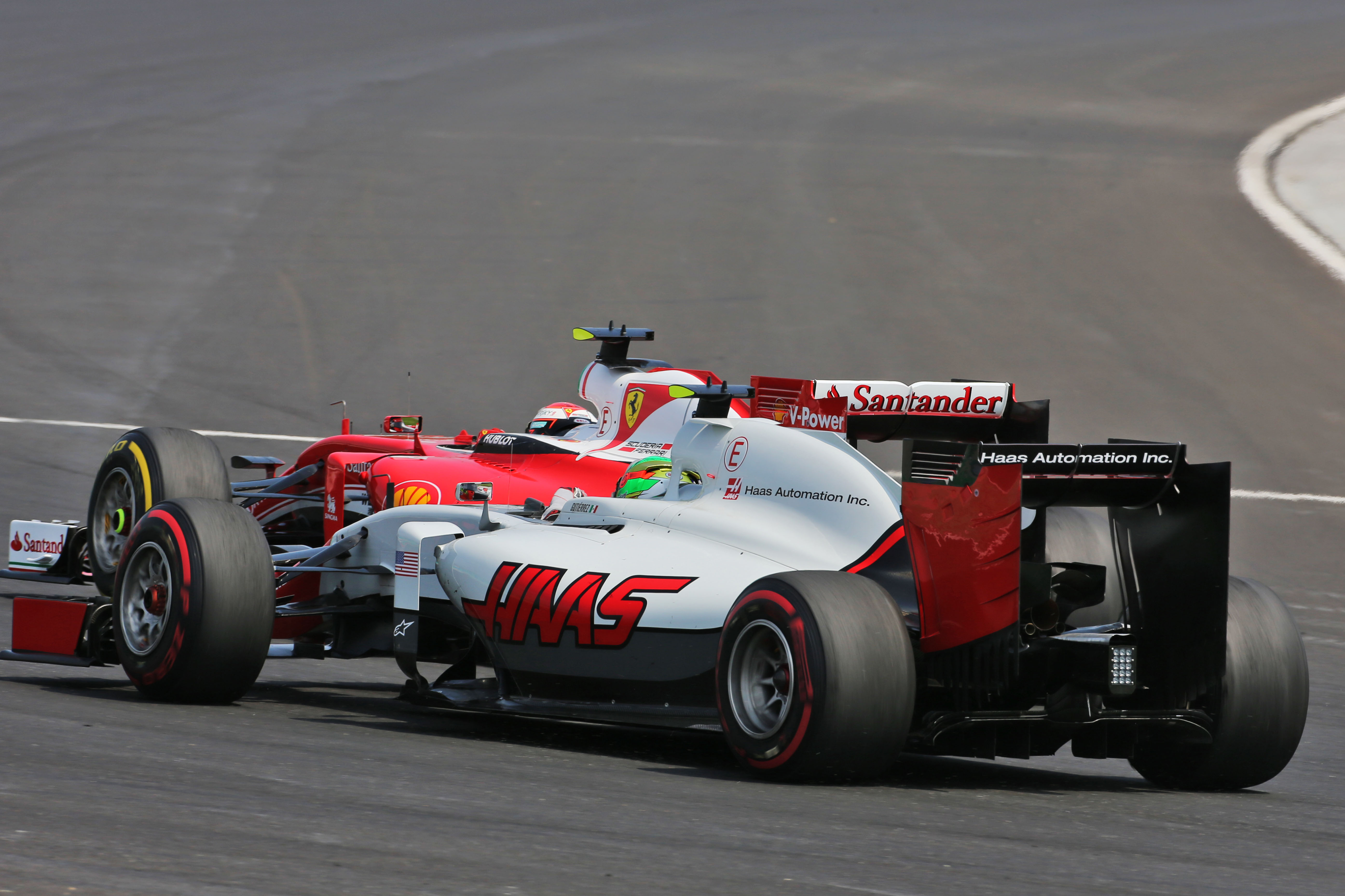 Esteban Gutierrez Haas Kimi Raikkonen Ferrari F1