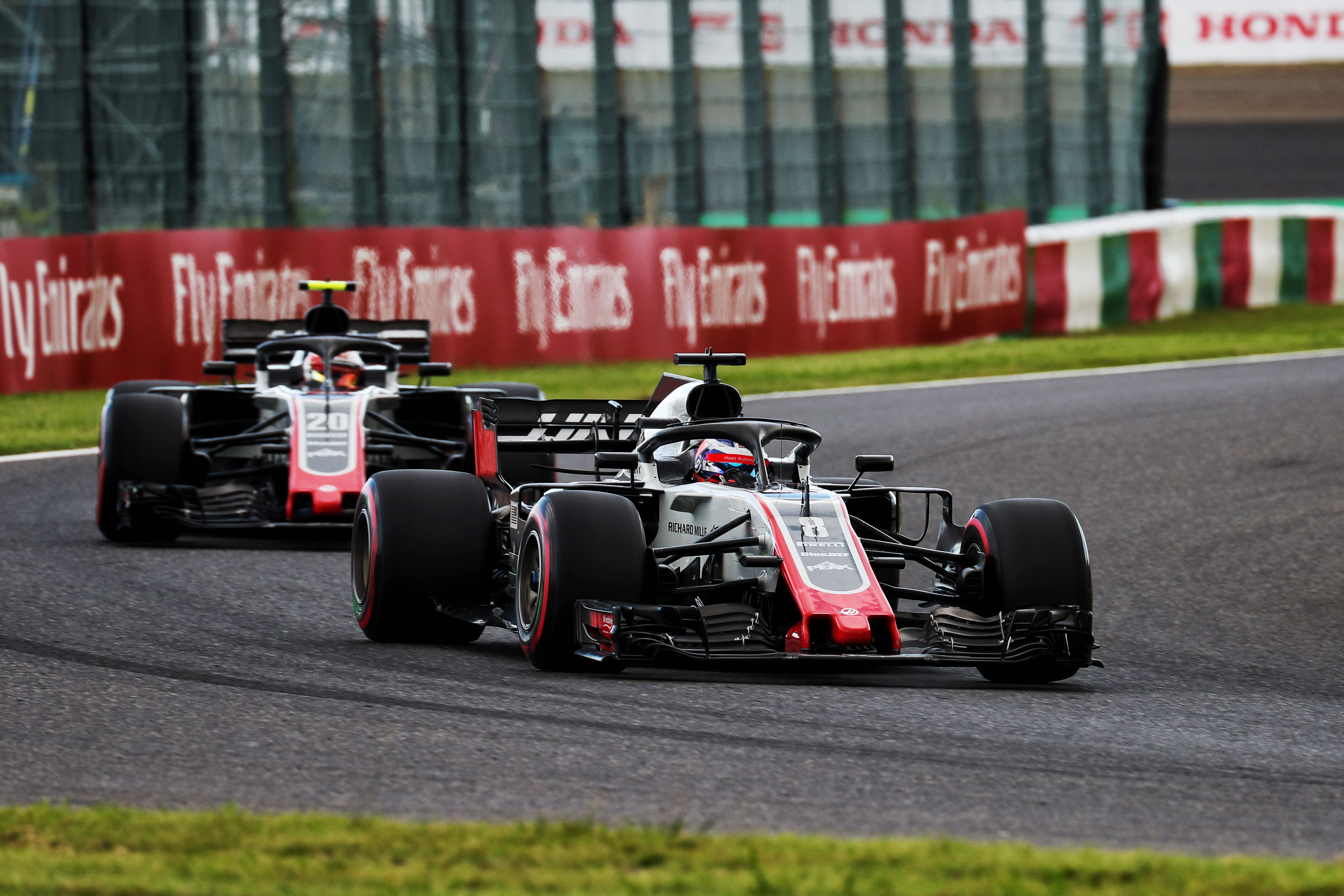 Romain Grosjean Kevin Magnussen Haas F1