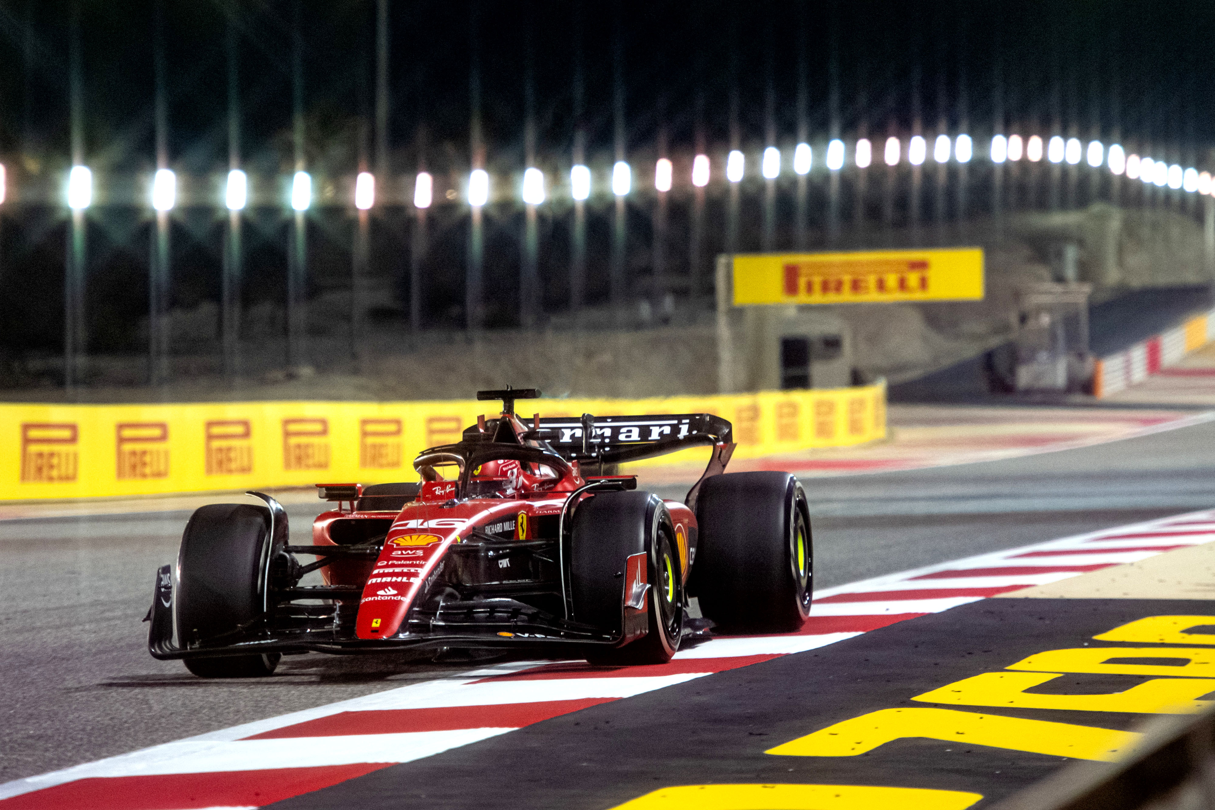 Charles Leclerc Bahrain F1 testing Ferrari