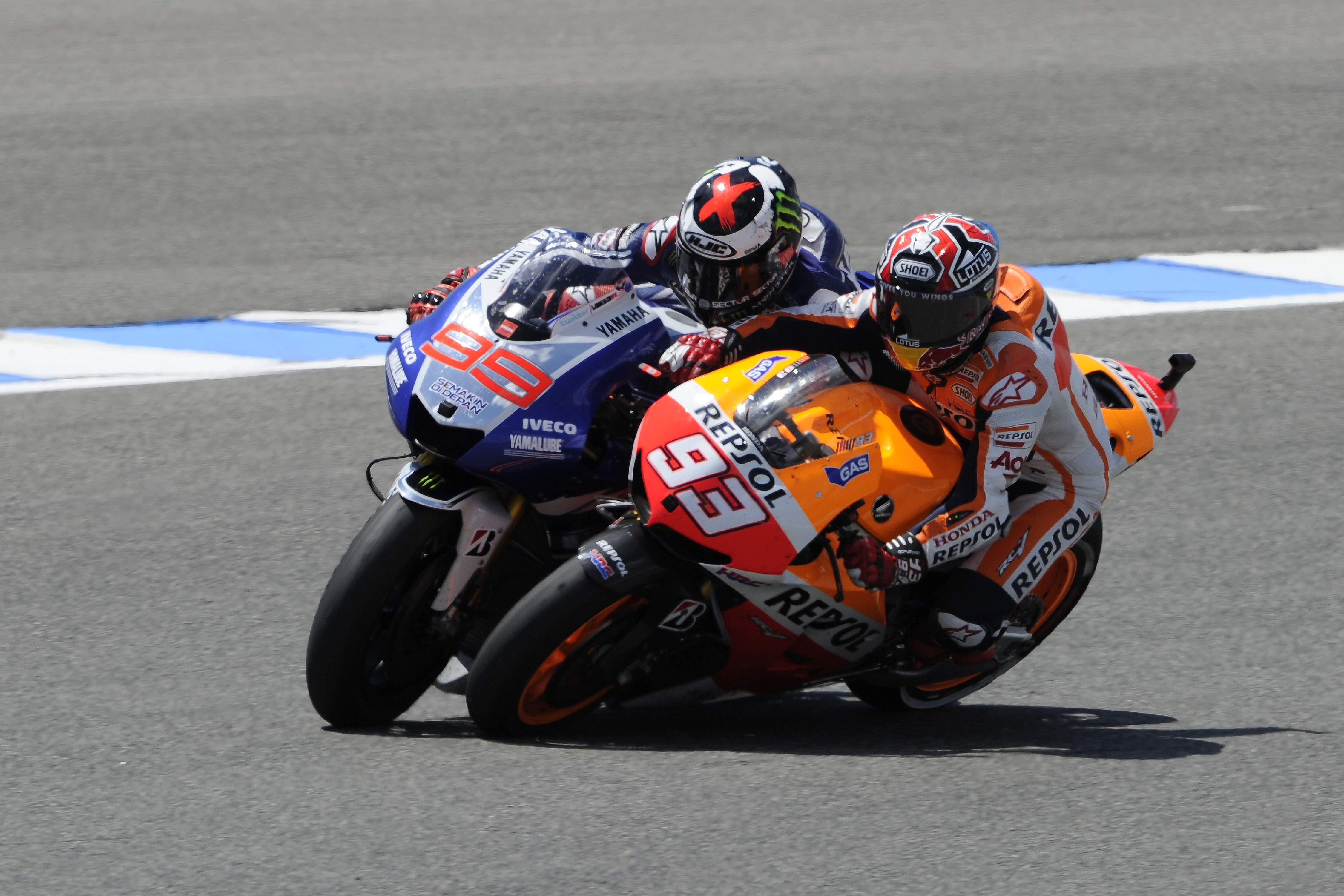 Jorge Lorenzo Yamaha Marc Marquez Honda MotoGP