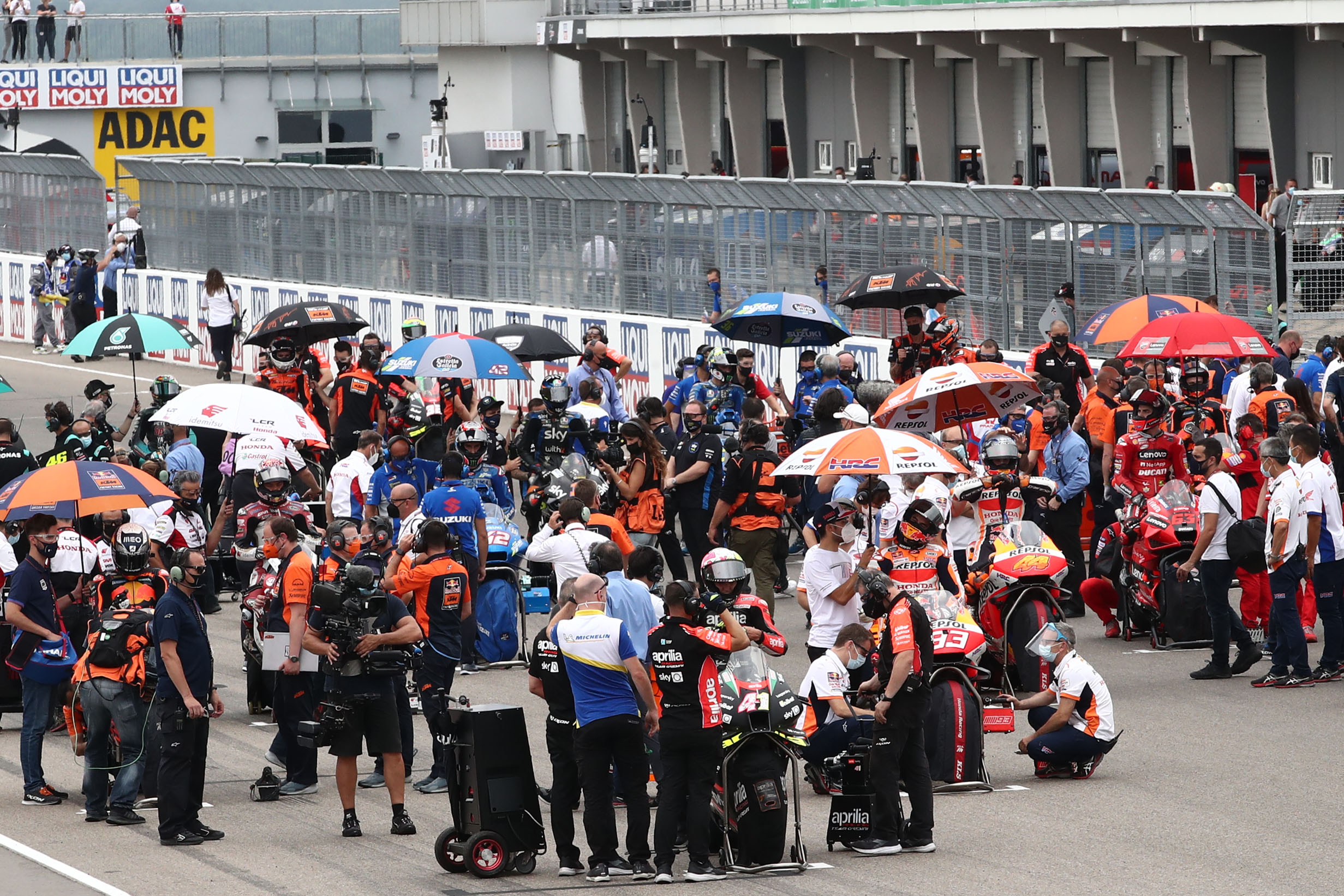 MotoGP grid Sachsenring