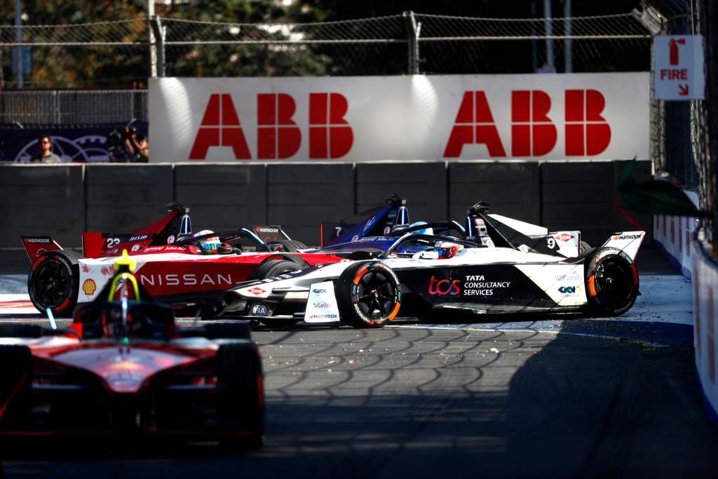 Mitch Evans Jaguar Formula E Hyderabad E-Prix crash