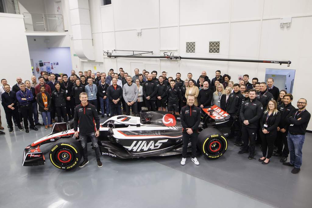 Haas offers first look at 2023 F1 car at shakedown