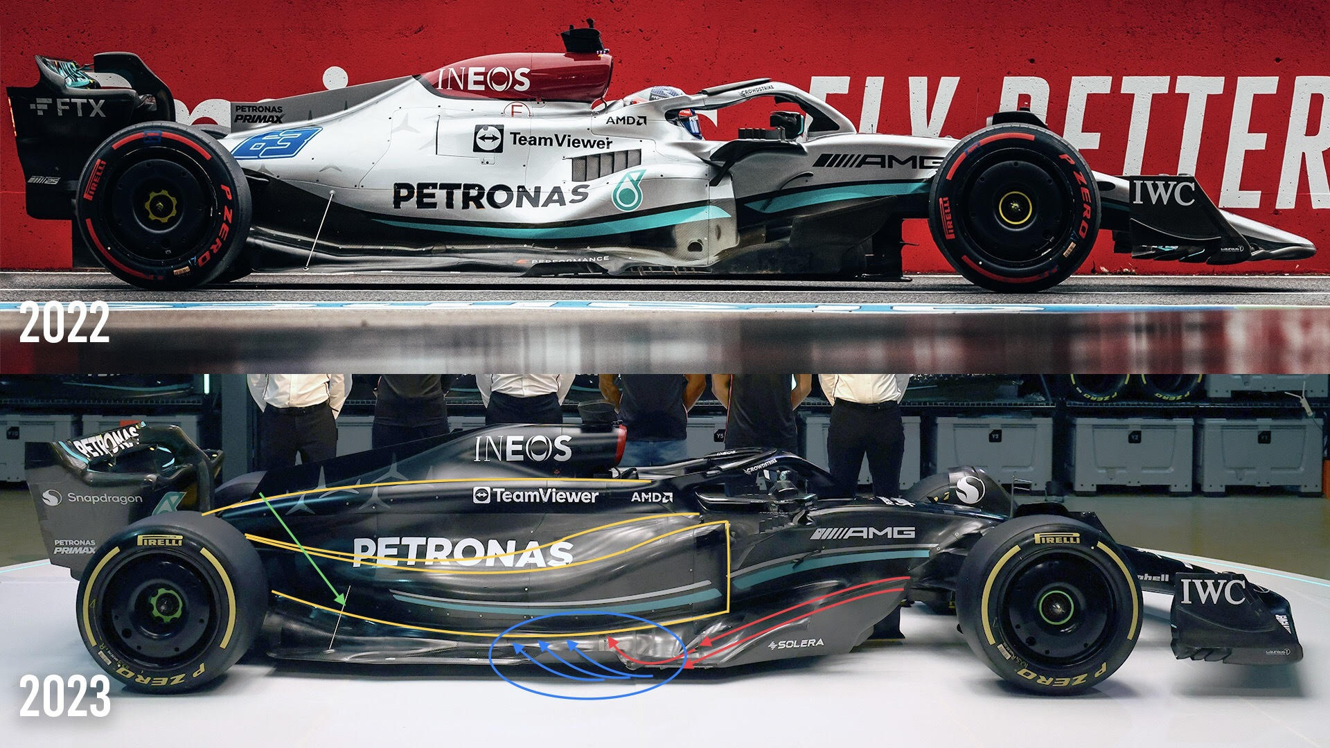 F1 ANALYSIS: Why Mercedes have made radical changes to the W14 