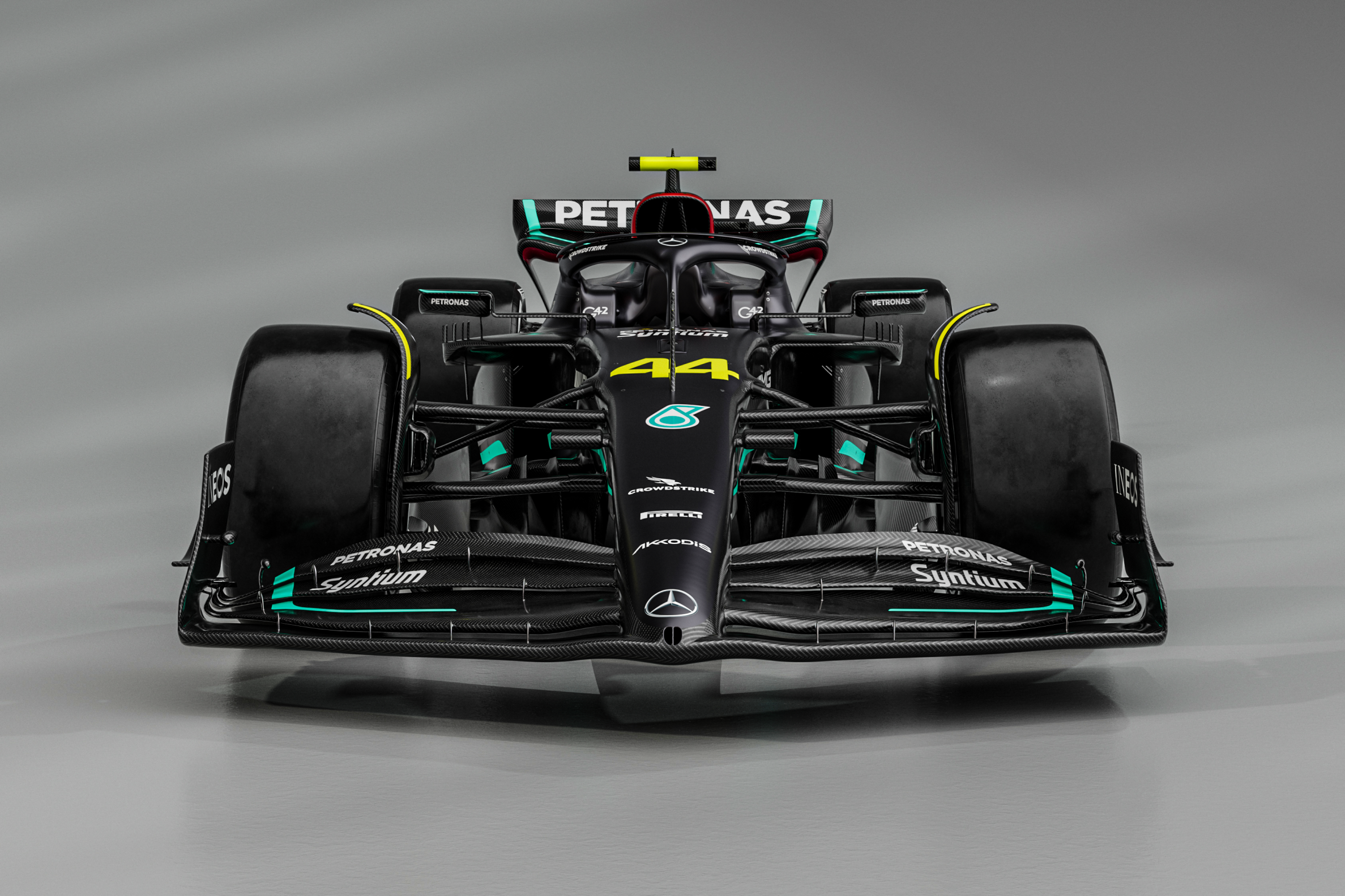 Mercedes F1 2023 car W14 render