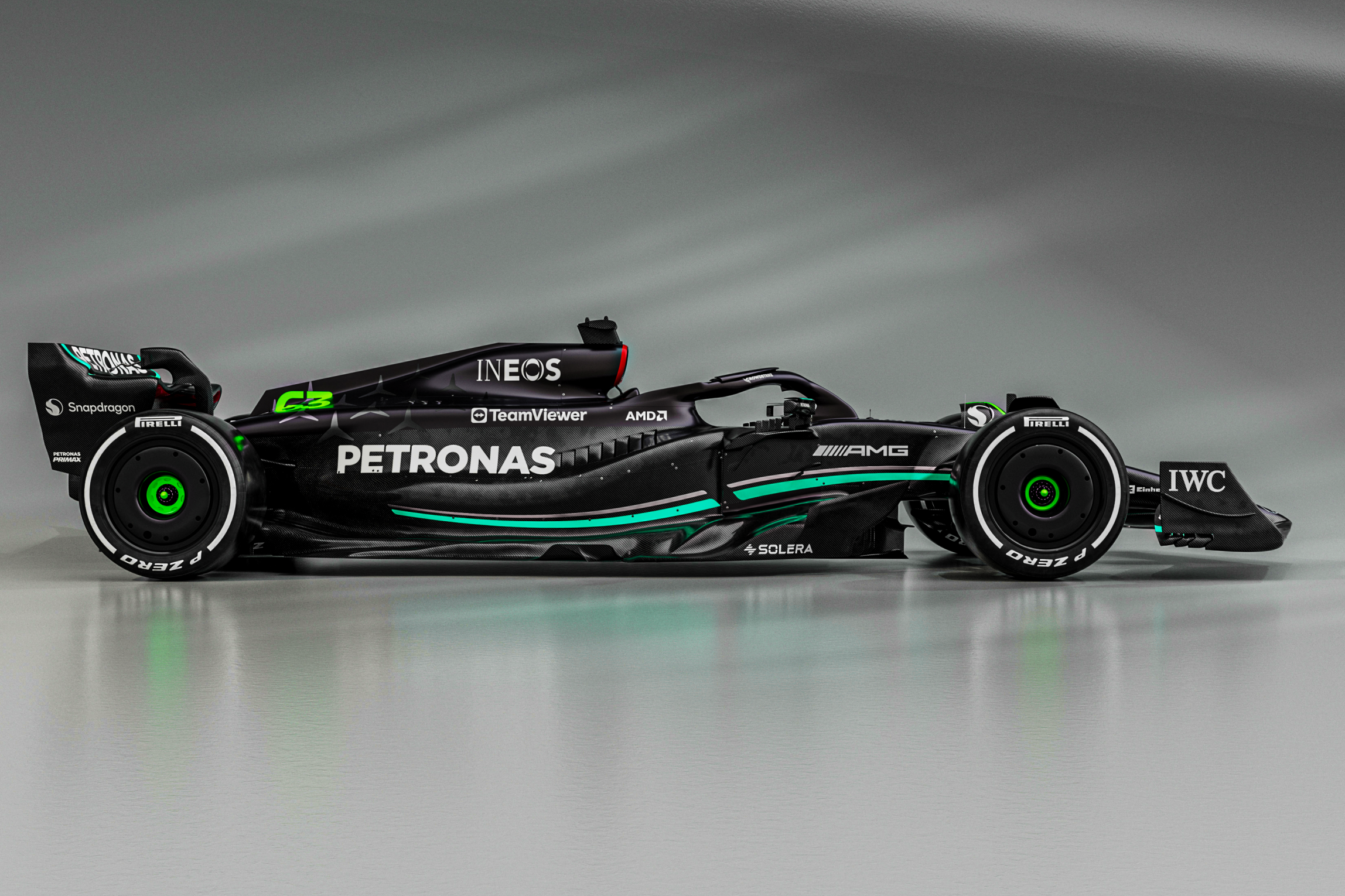 Mercedes F1 2023 car W14 render