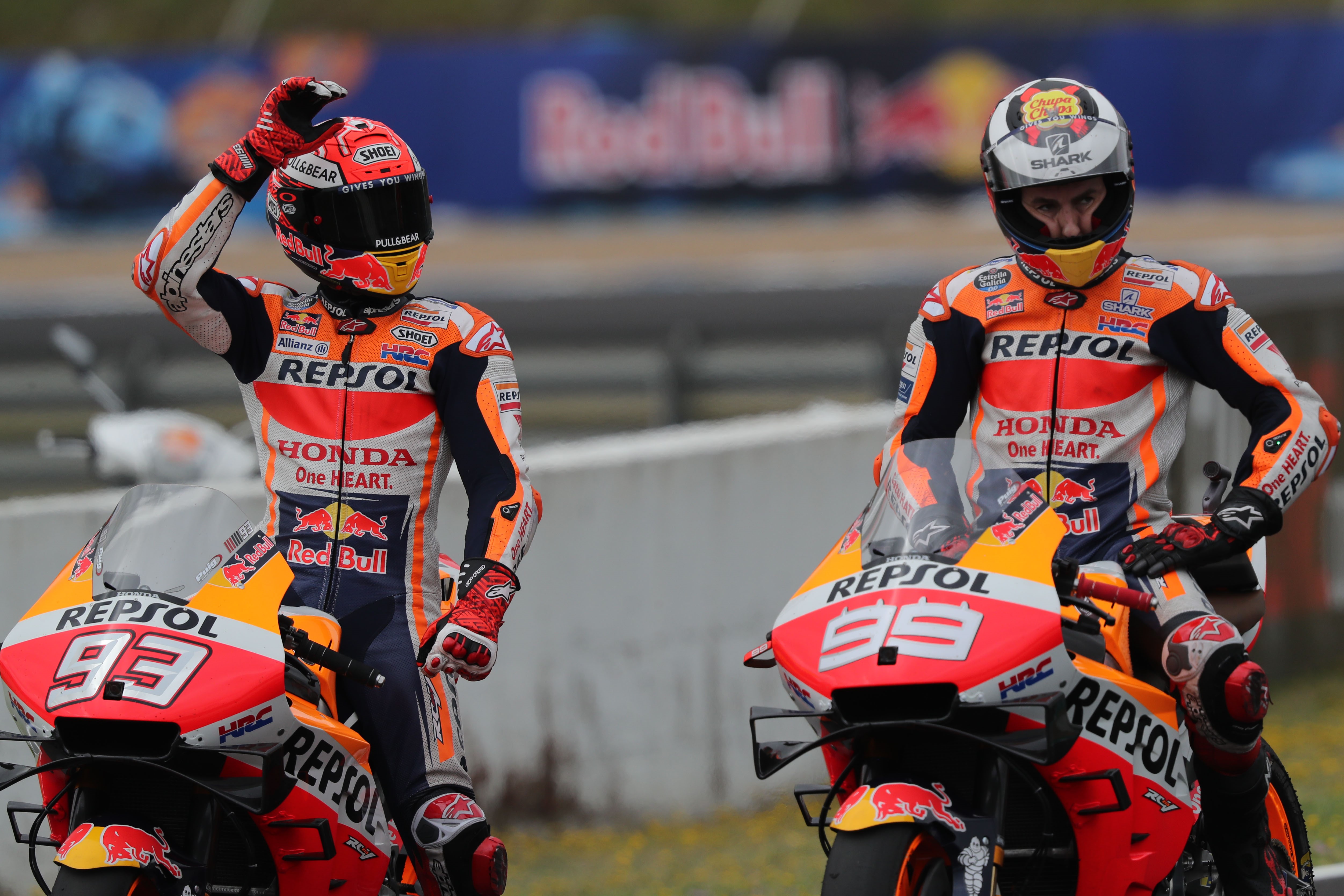 Marc Marquez Jorge Lorenzo Honda MotoGP