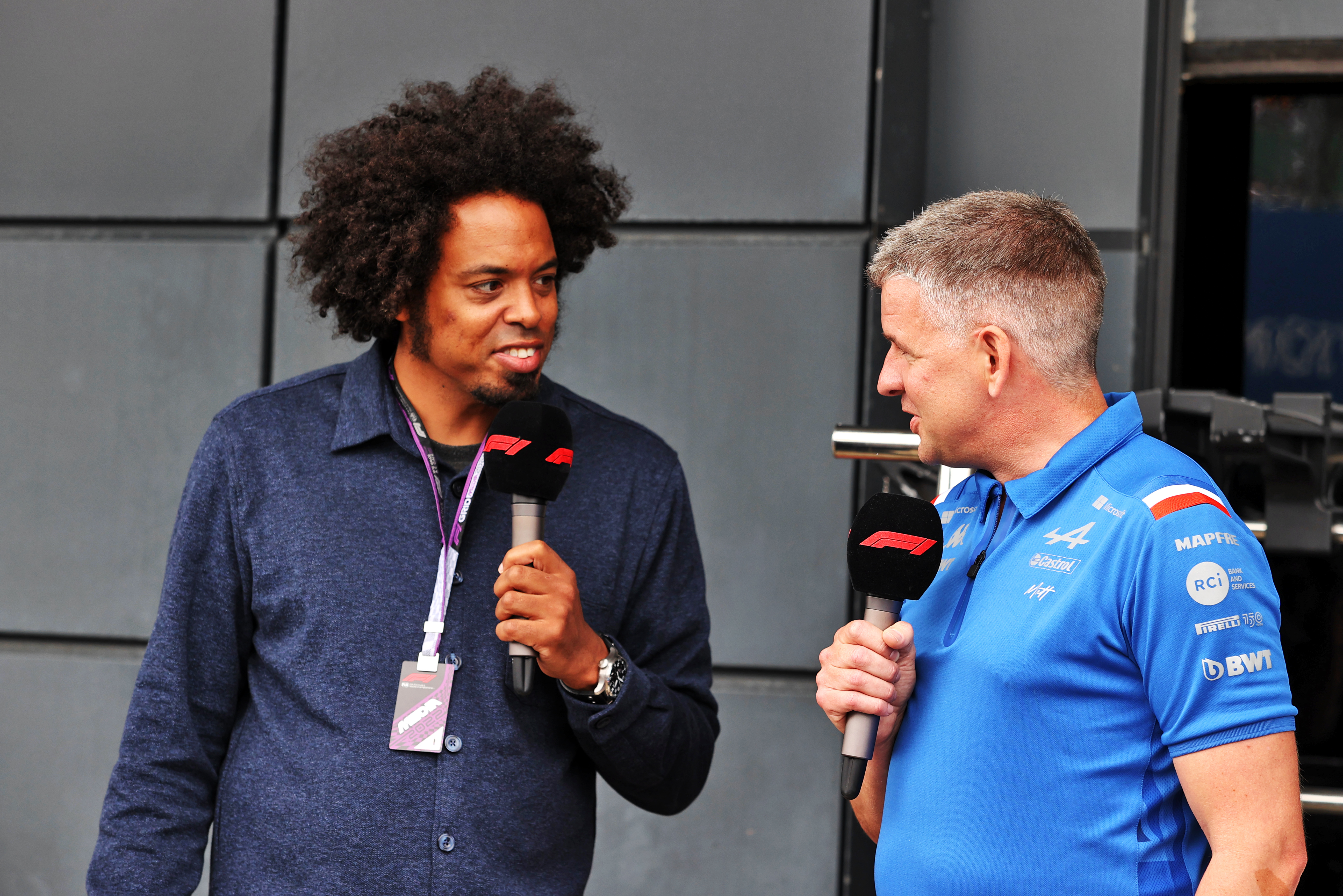 Motor Racing Formula One World Championship British Grand Prix Practice Day Silverstone, England