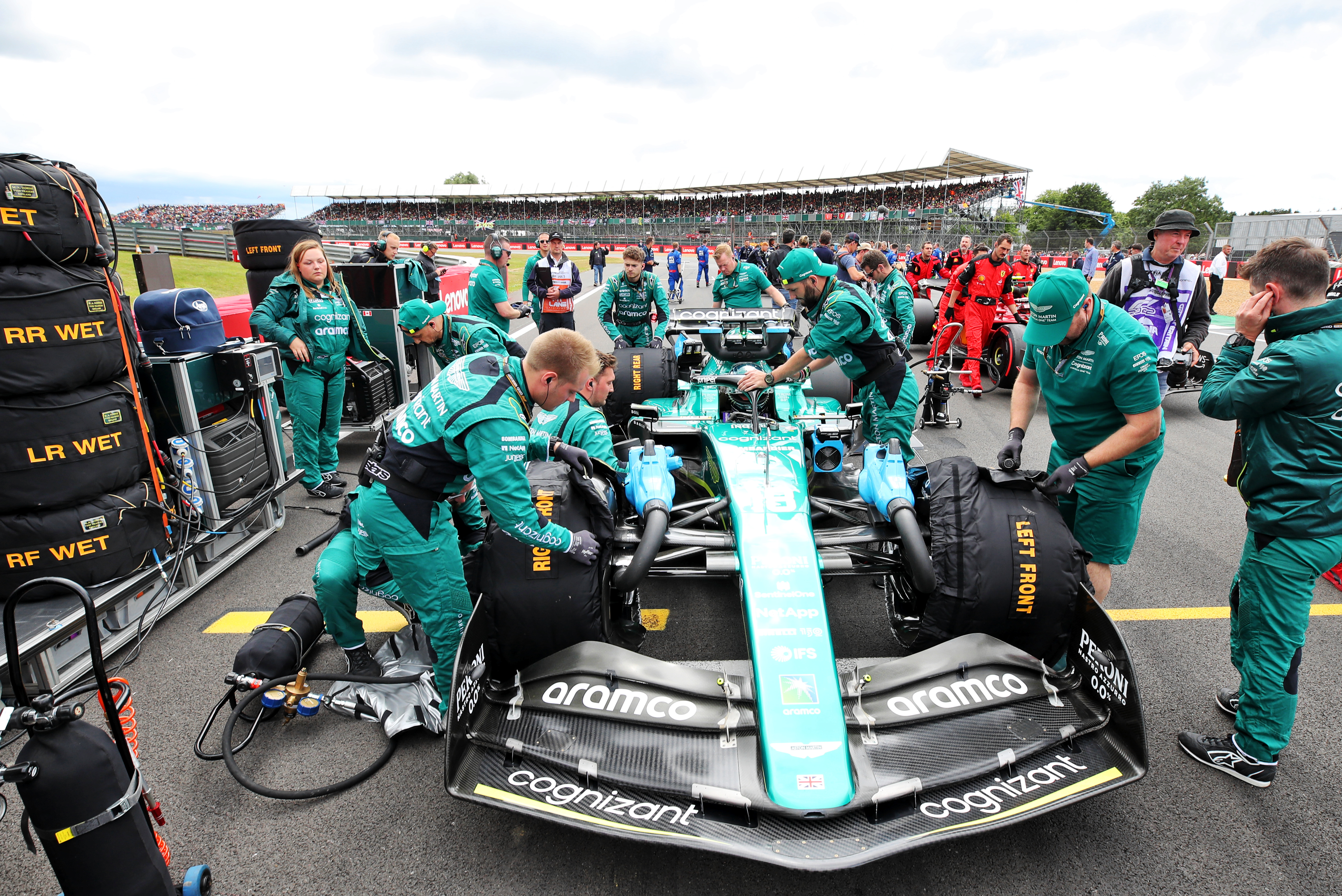 Motor Racing Formula One World Championship British Grand Prix Race Day Silverstone, England