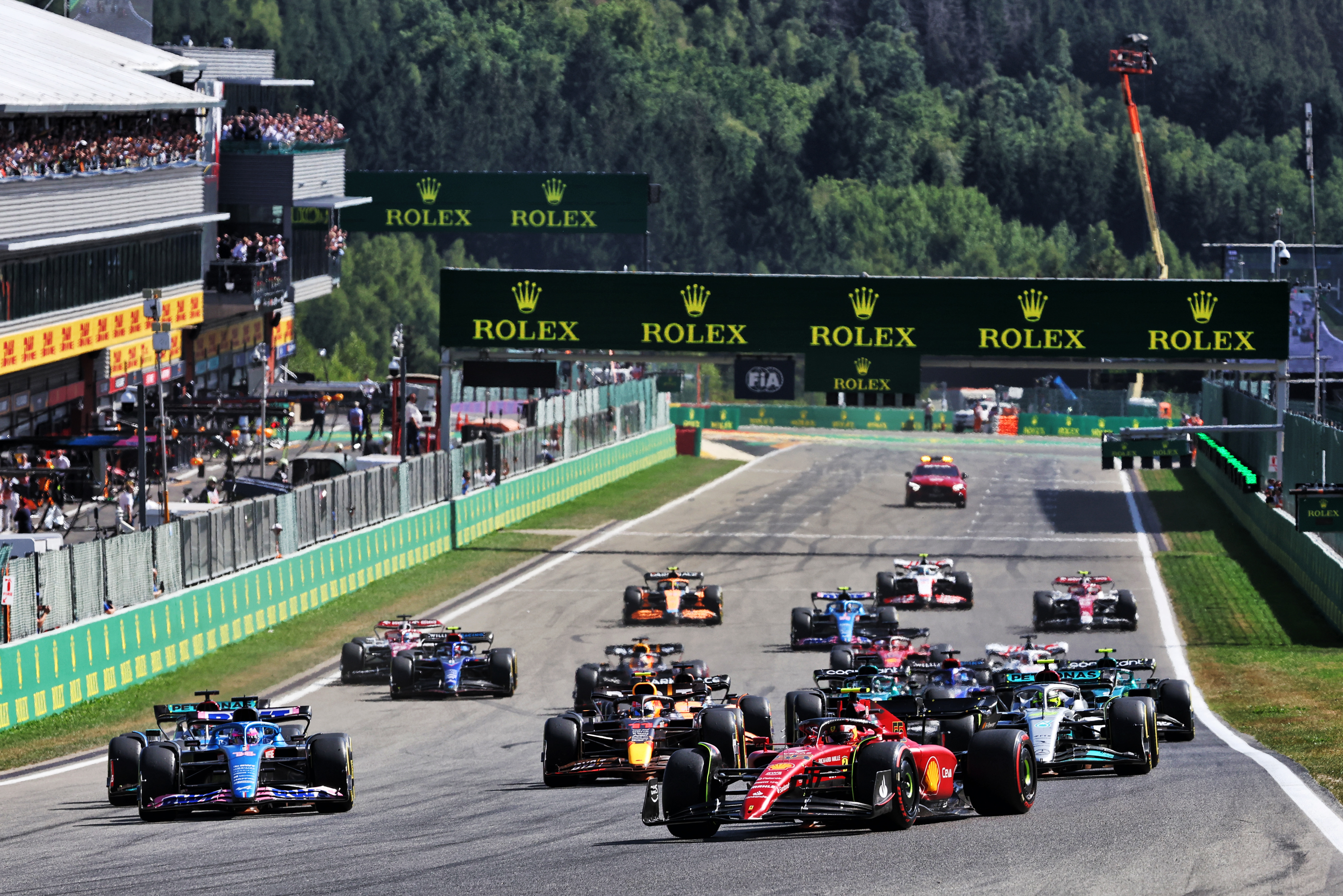 Motor Racing Formula One World Championship Belgian Grand Prix Race Day Spa Francorchamps, Belgium