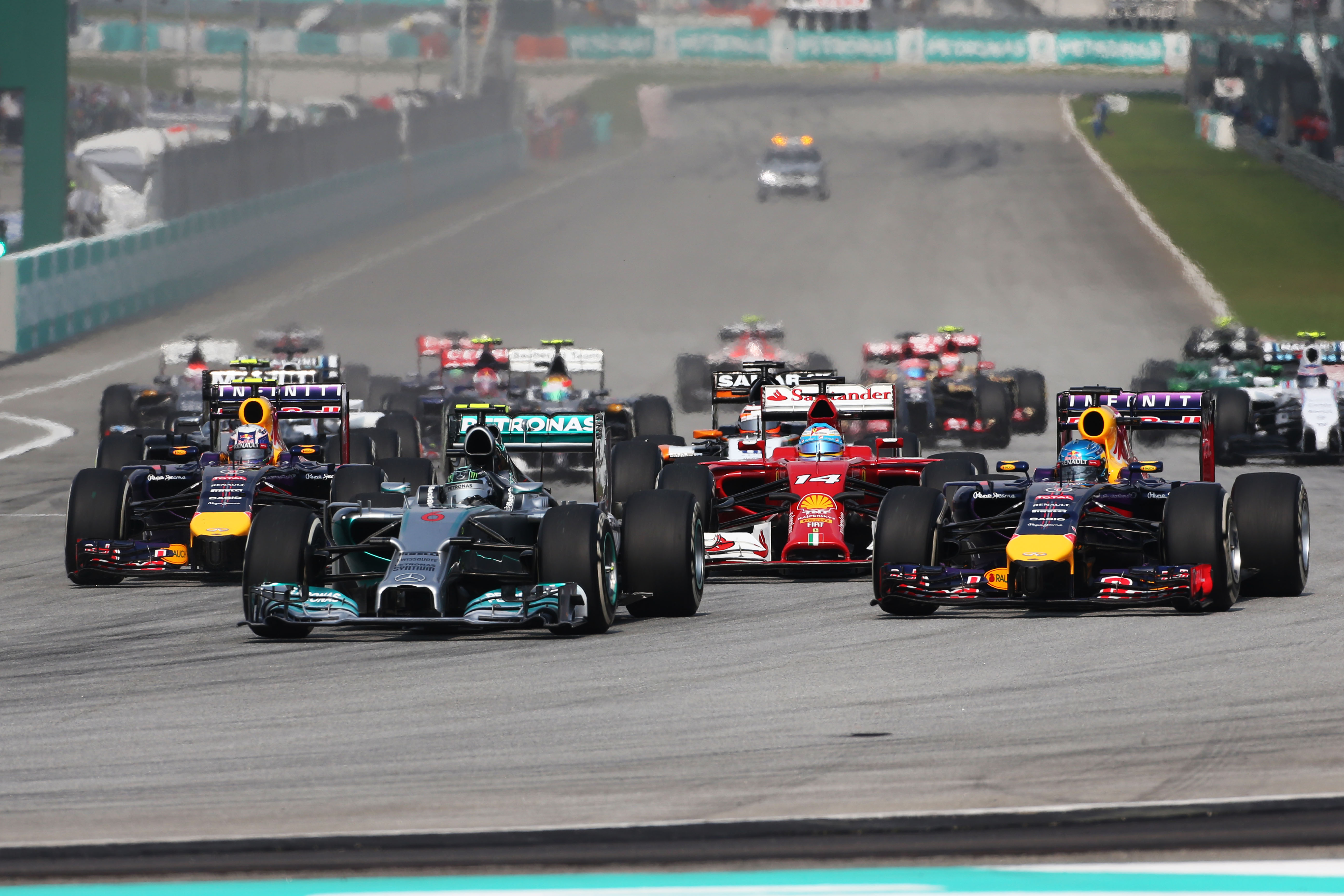 Motor Racing Formula One World Championship Malaysian Grand Prix Race Day Sepang, Malaysia