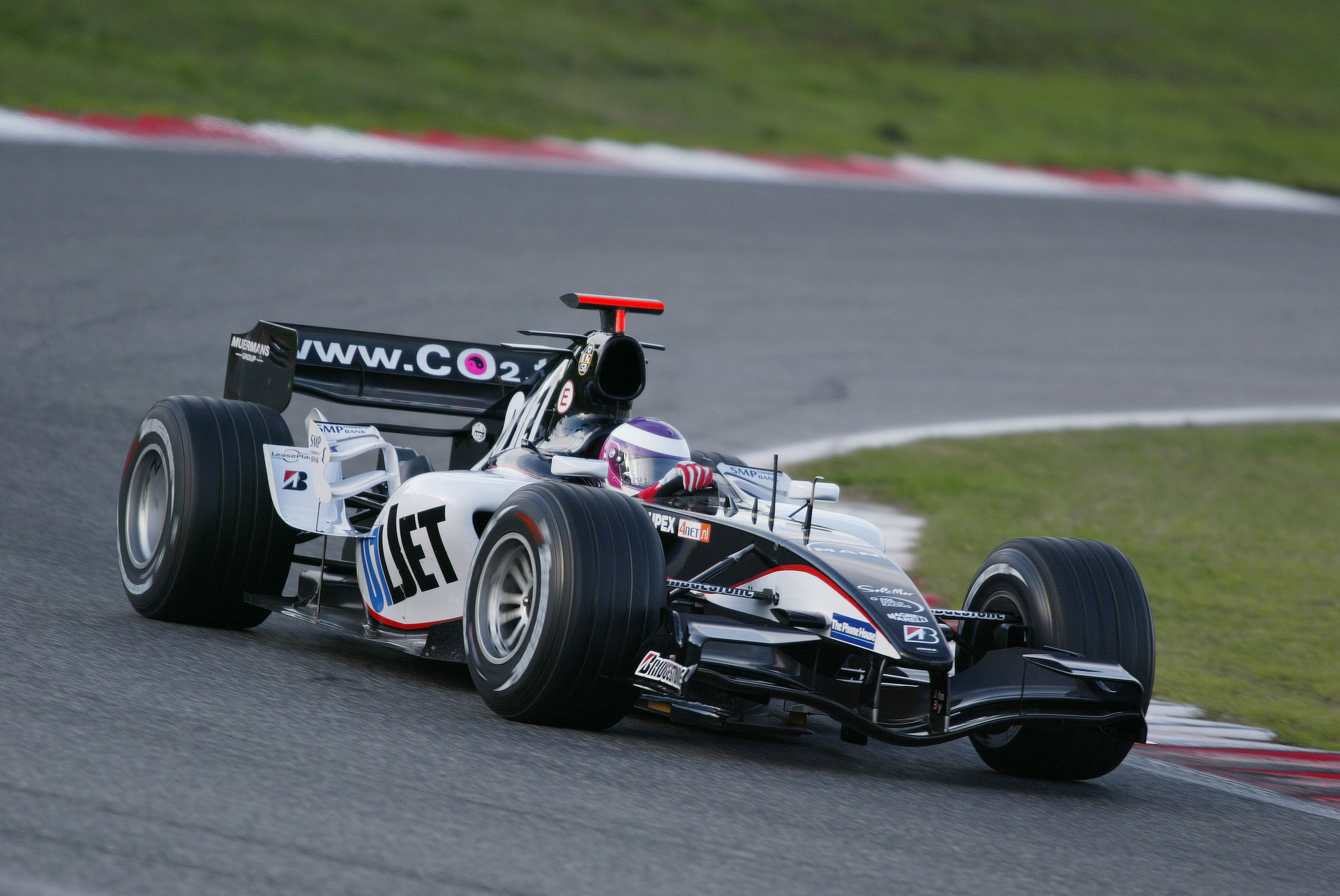 Katherine Legge Minardi F1 test