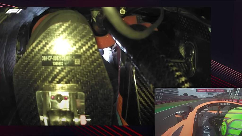 F1 pedal camera