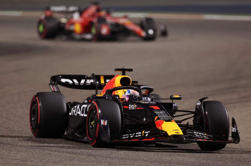 Max Verstappen Charles Leclerc F1 Bahrain GP