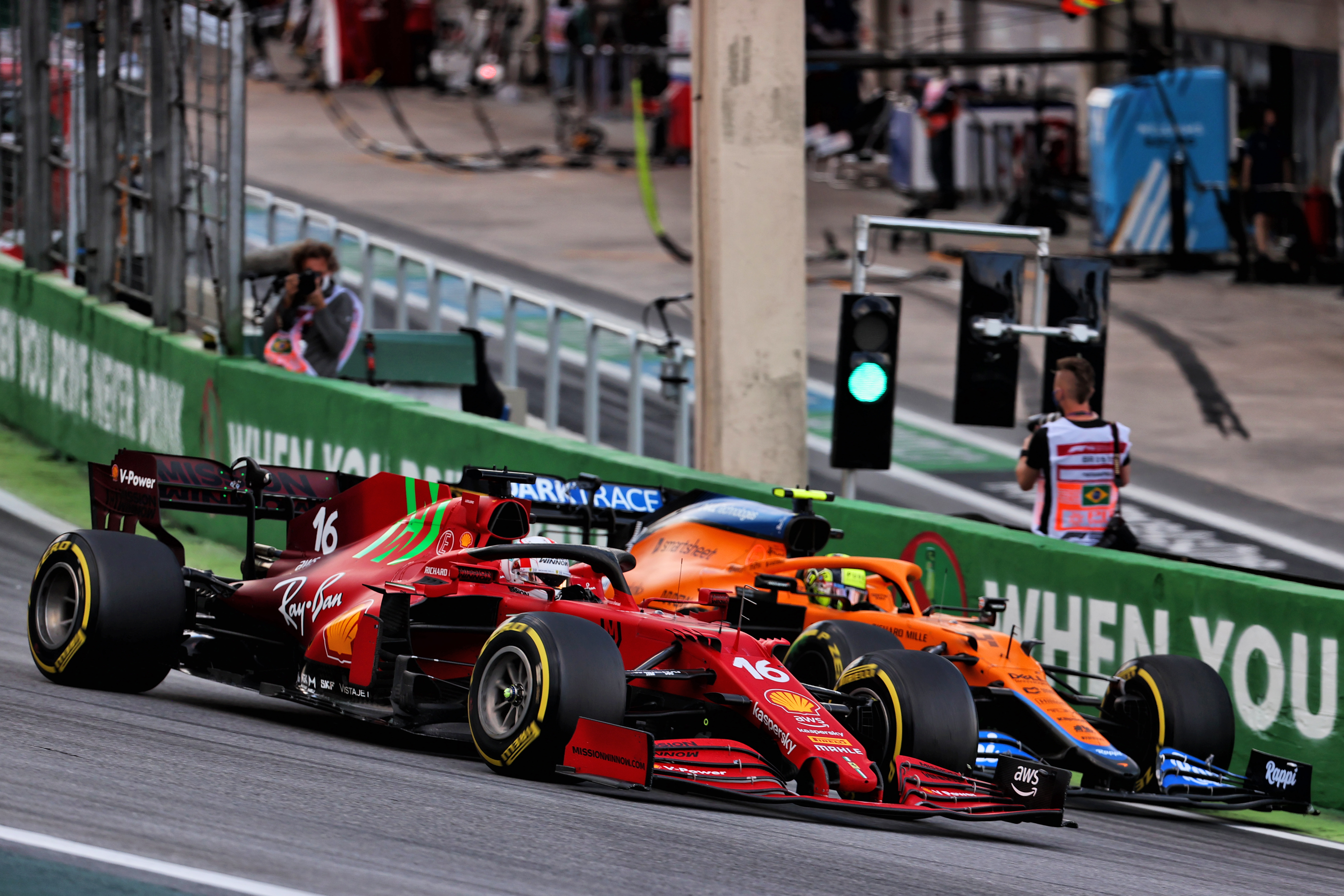 Motor Racing Formula One World Championship Brazilian Grand Prix Sprint Day Sao Paulo, Brazil