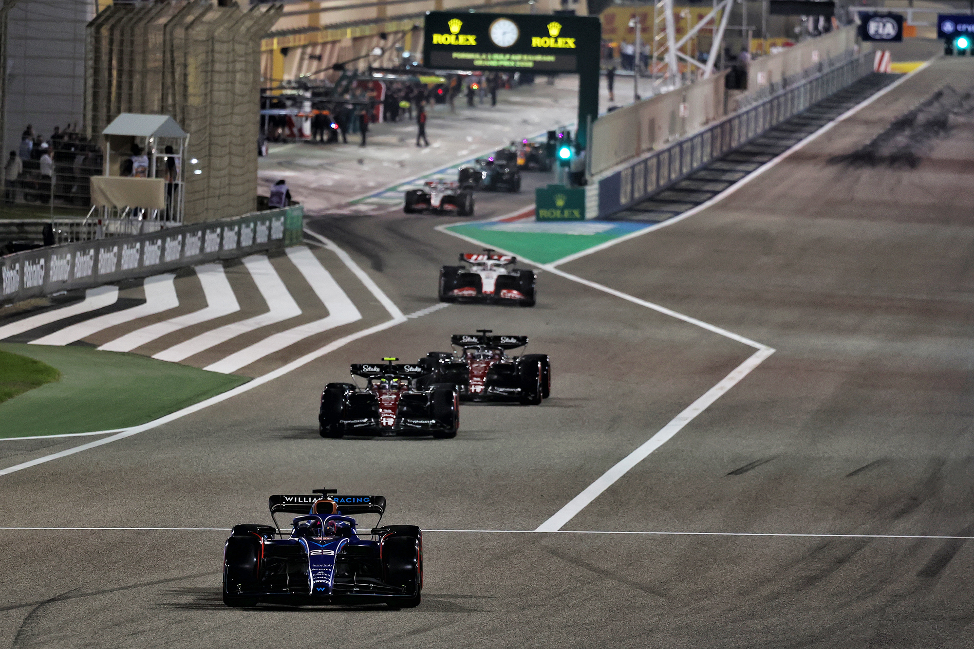 Motor Racing Formula One World Championship Bahrain Grand Prix Qualifying Day Sakhir, Bahrain