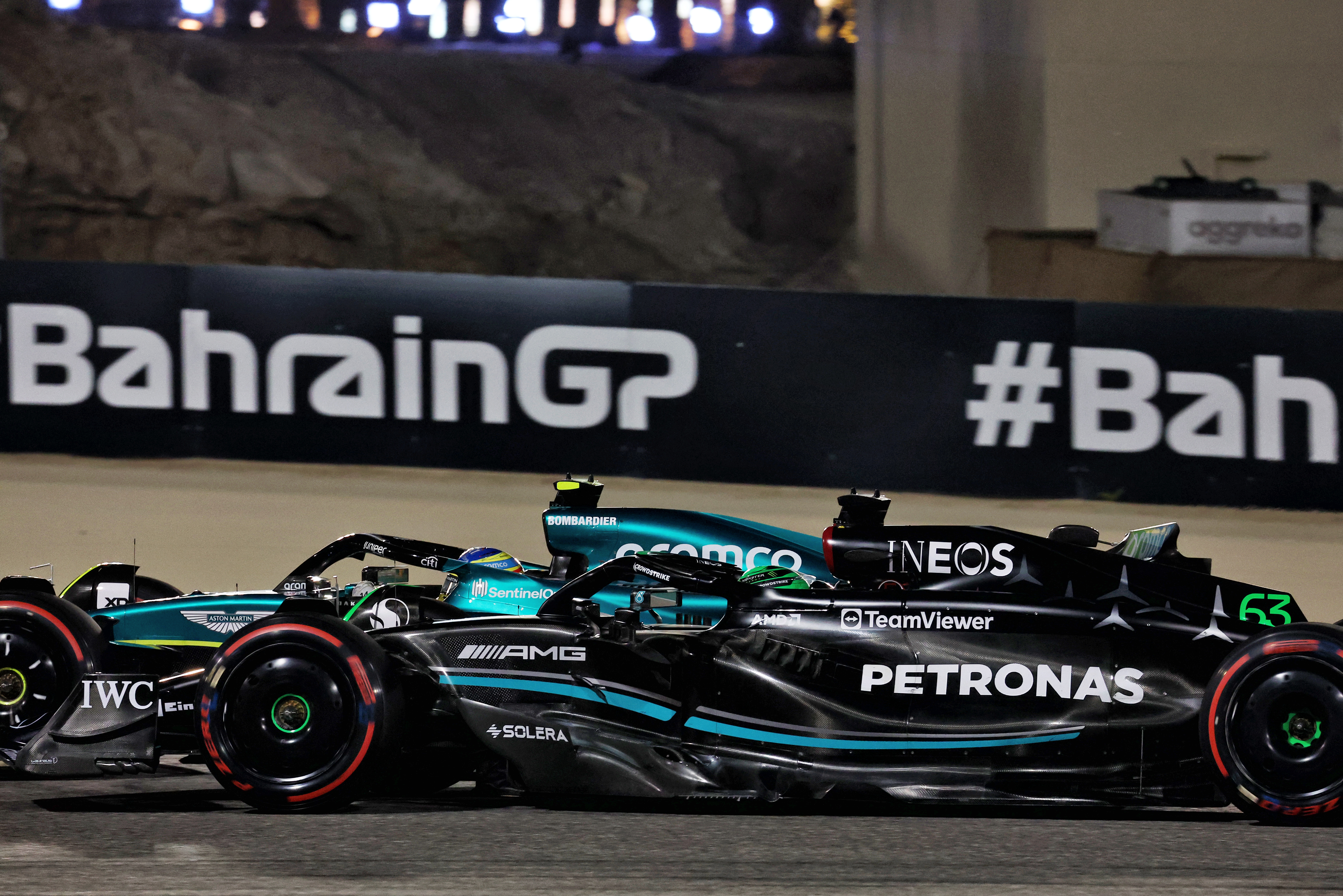 Mercedes Aston Martin F1 Bahrain GP