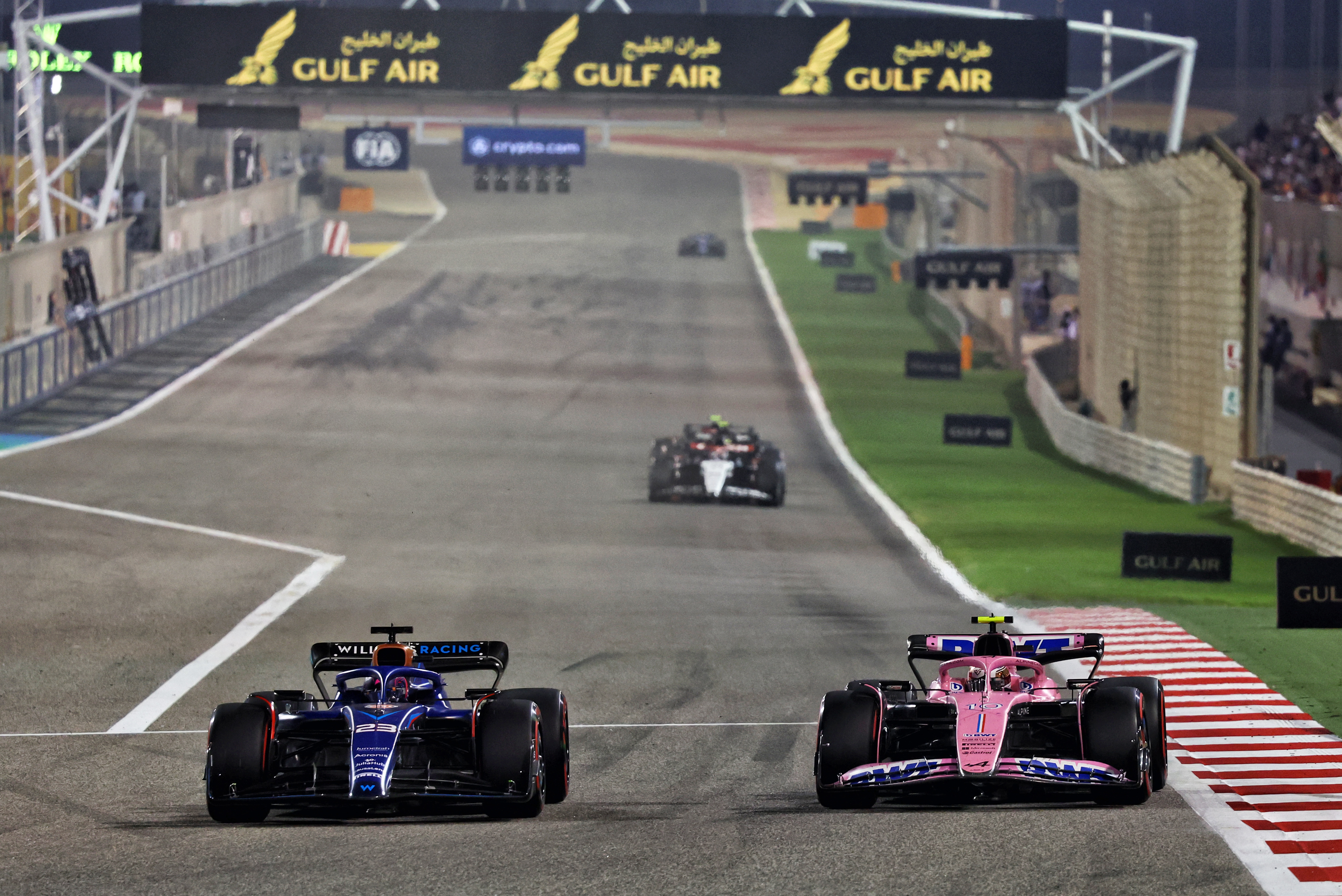 Alex Albon Williams Pierre Gasly Alpine F1