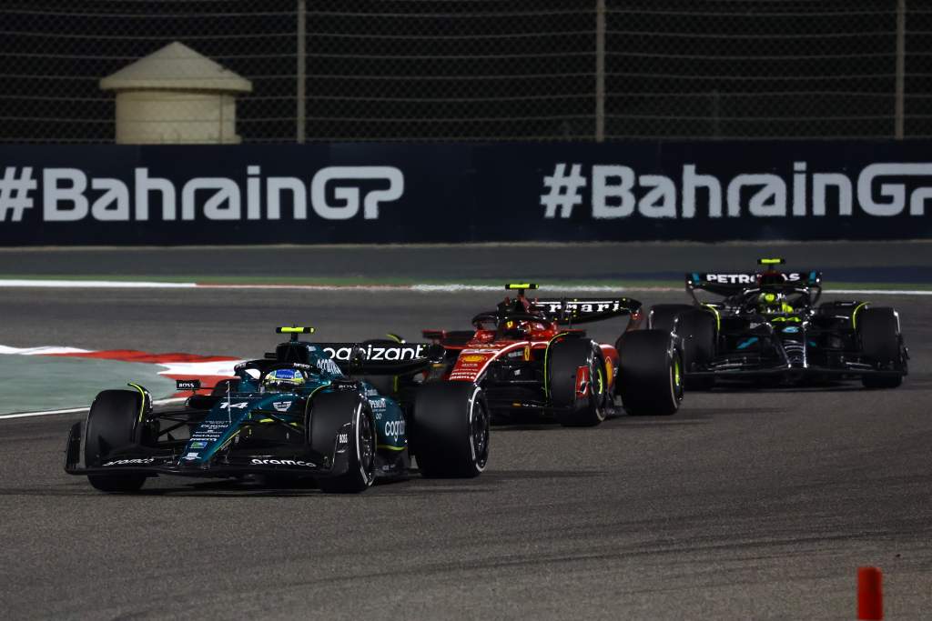 Fernando Alonso Aston Martin F1 Bahrain GP