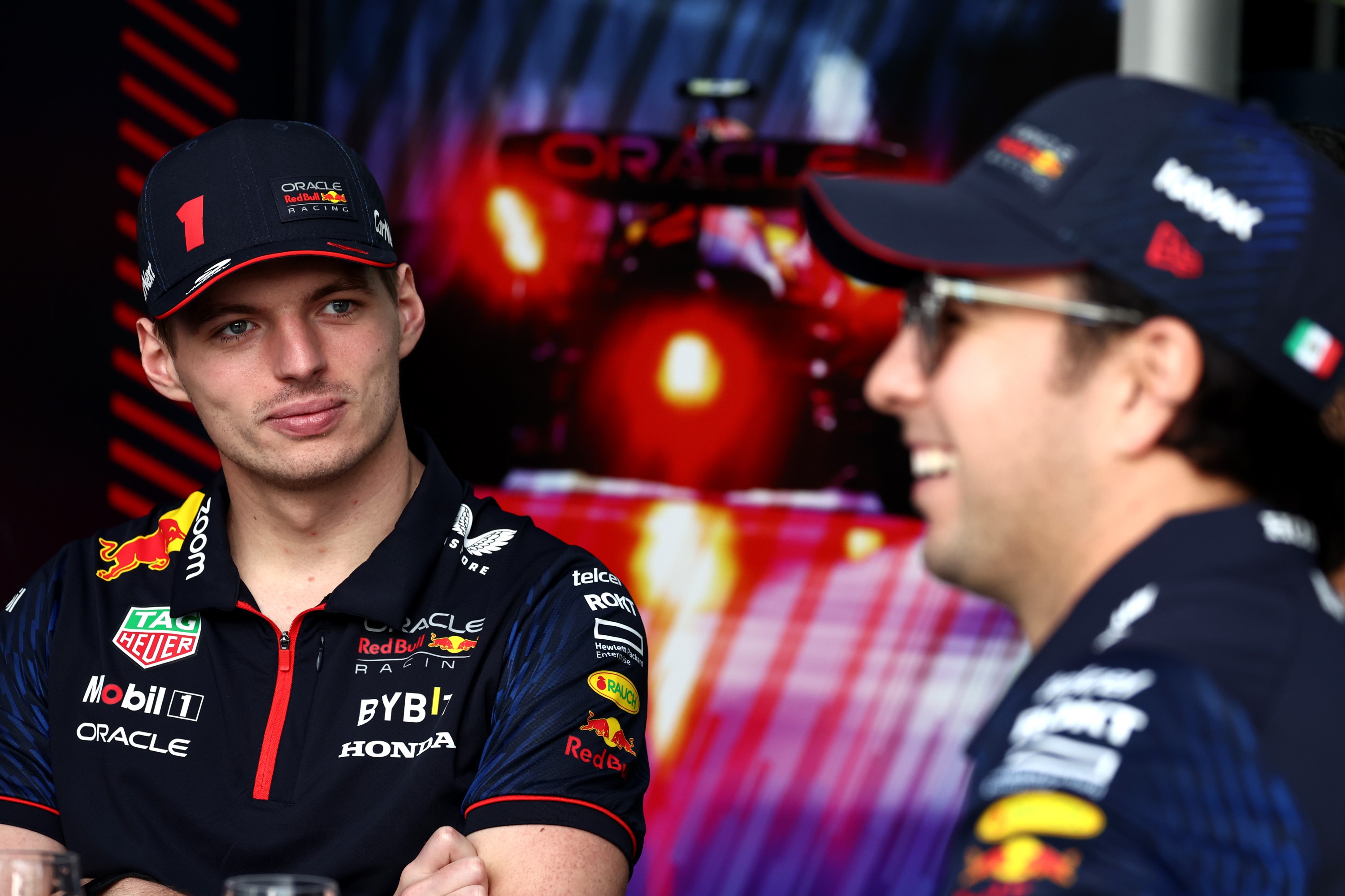 Max Verstappen Sergio Perez Red Bull F1 Saudi Arabian GP Jeddah