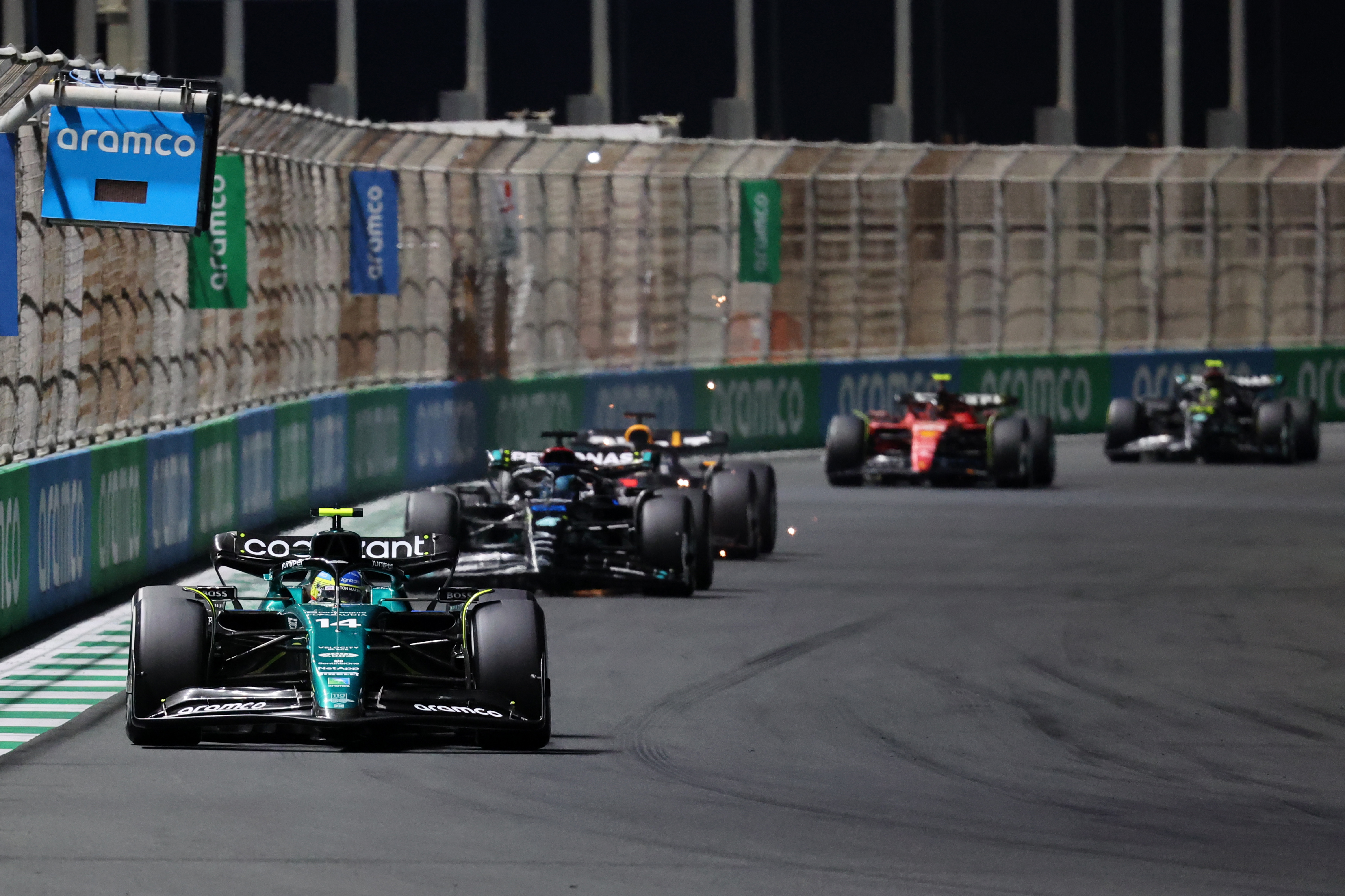 Motor Racing Formula One World Championship Saudi Arabian Grand Prix Race Day Jeddah, Saudi Arabia