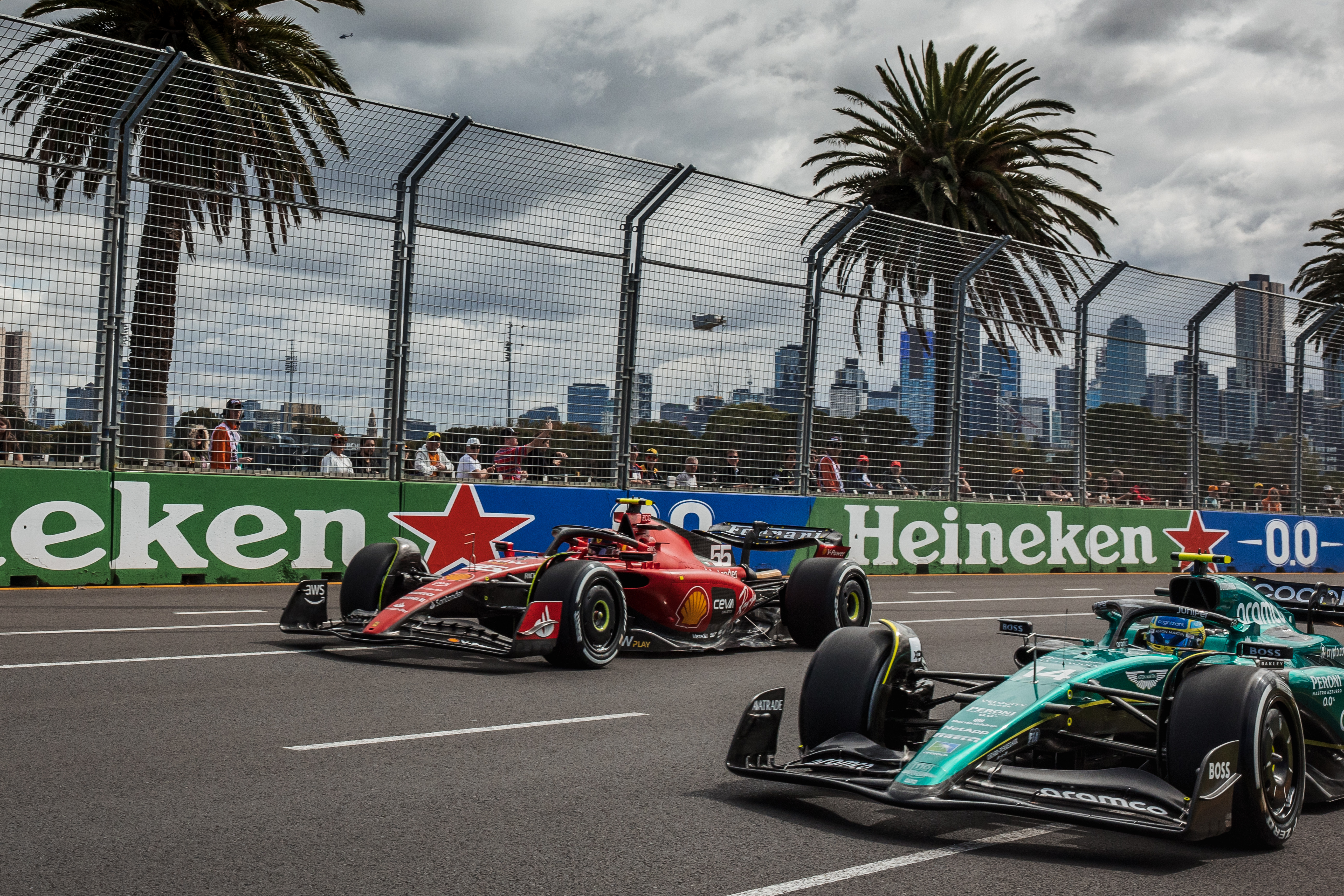 Ferrari Aston Martin F1 Australian GP