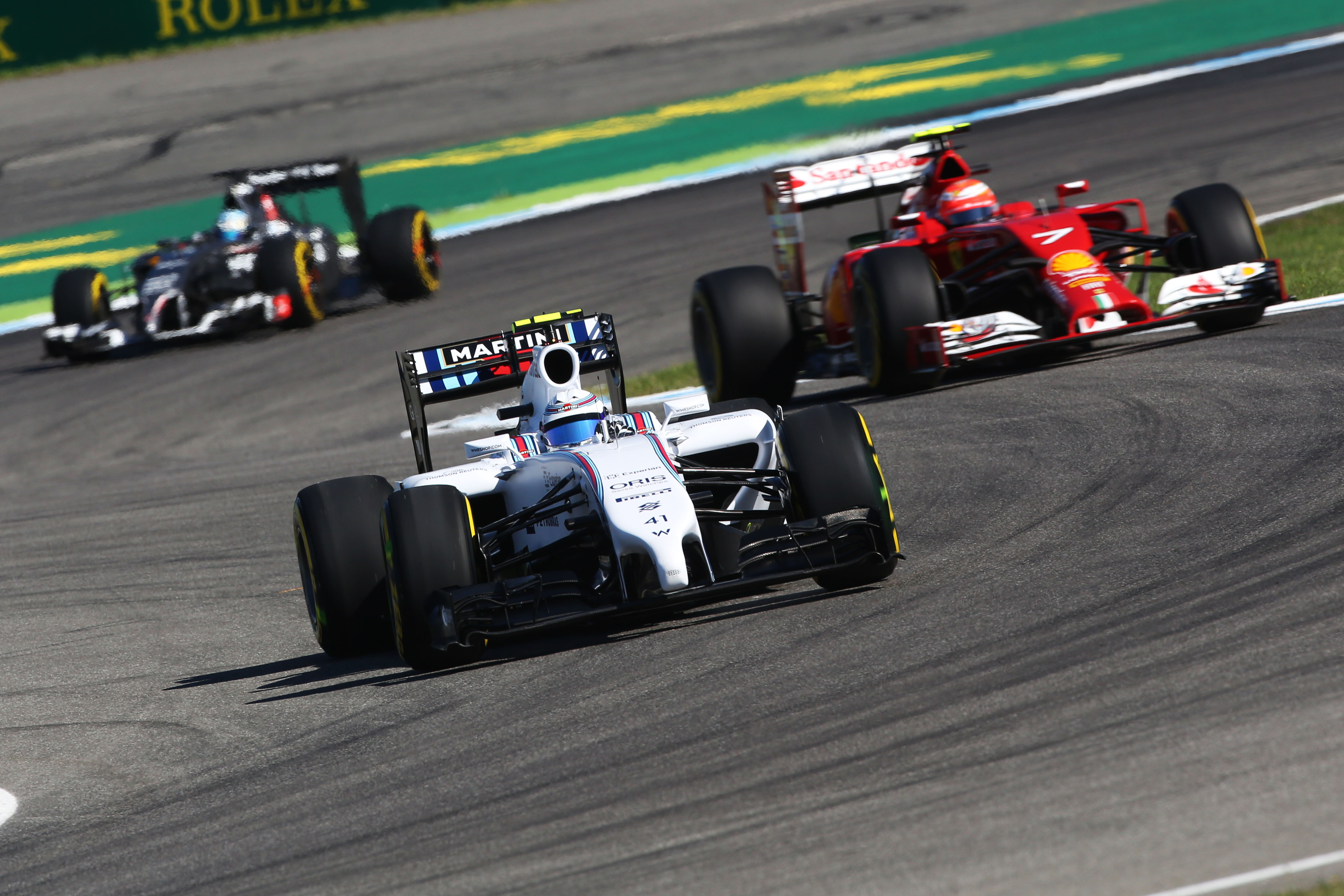 Motor Racing Formula One World Championship German Grand Prix Practice Day Hockenheim, Germany