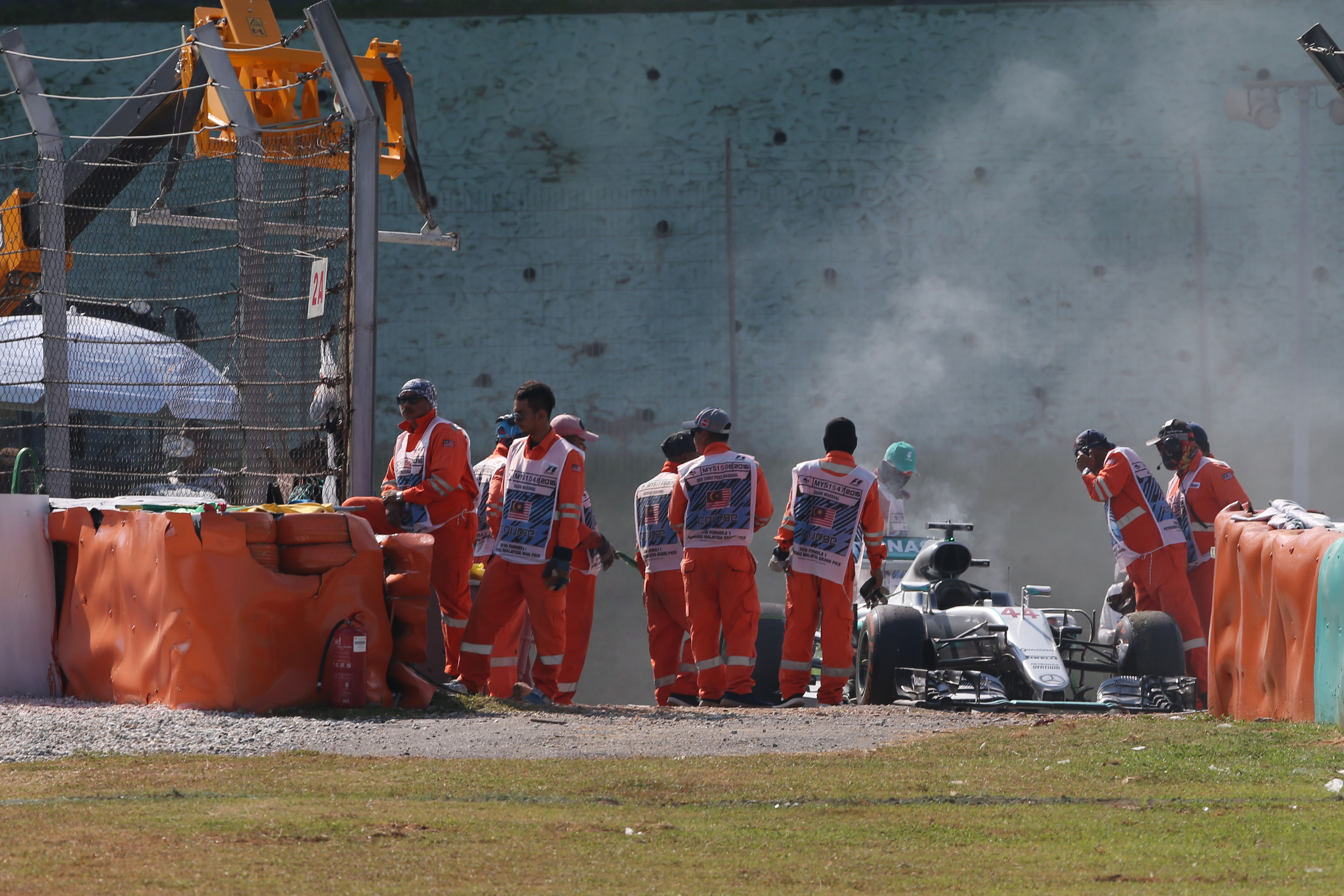 Motor Racing Formula One World Championship Malaysian Grand Prix Race Day Sepang, Malaysia