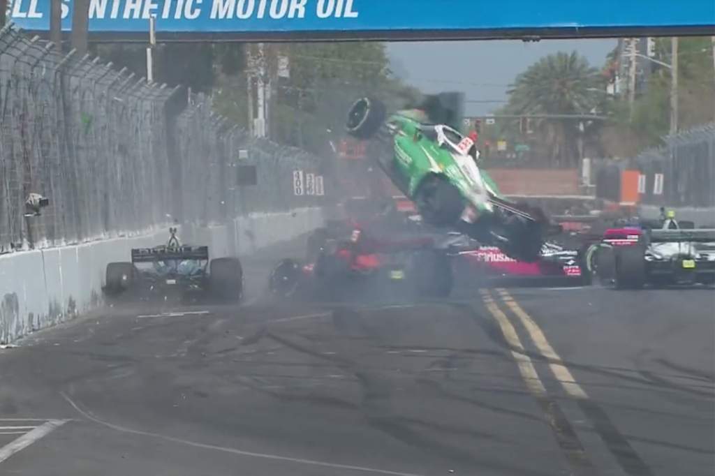 ‘No gap. Brace for impact’ – IndyCar’s terrifying St Pete crash