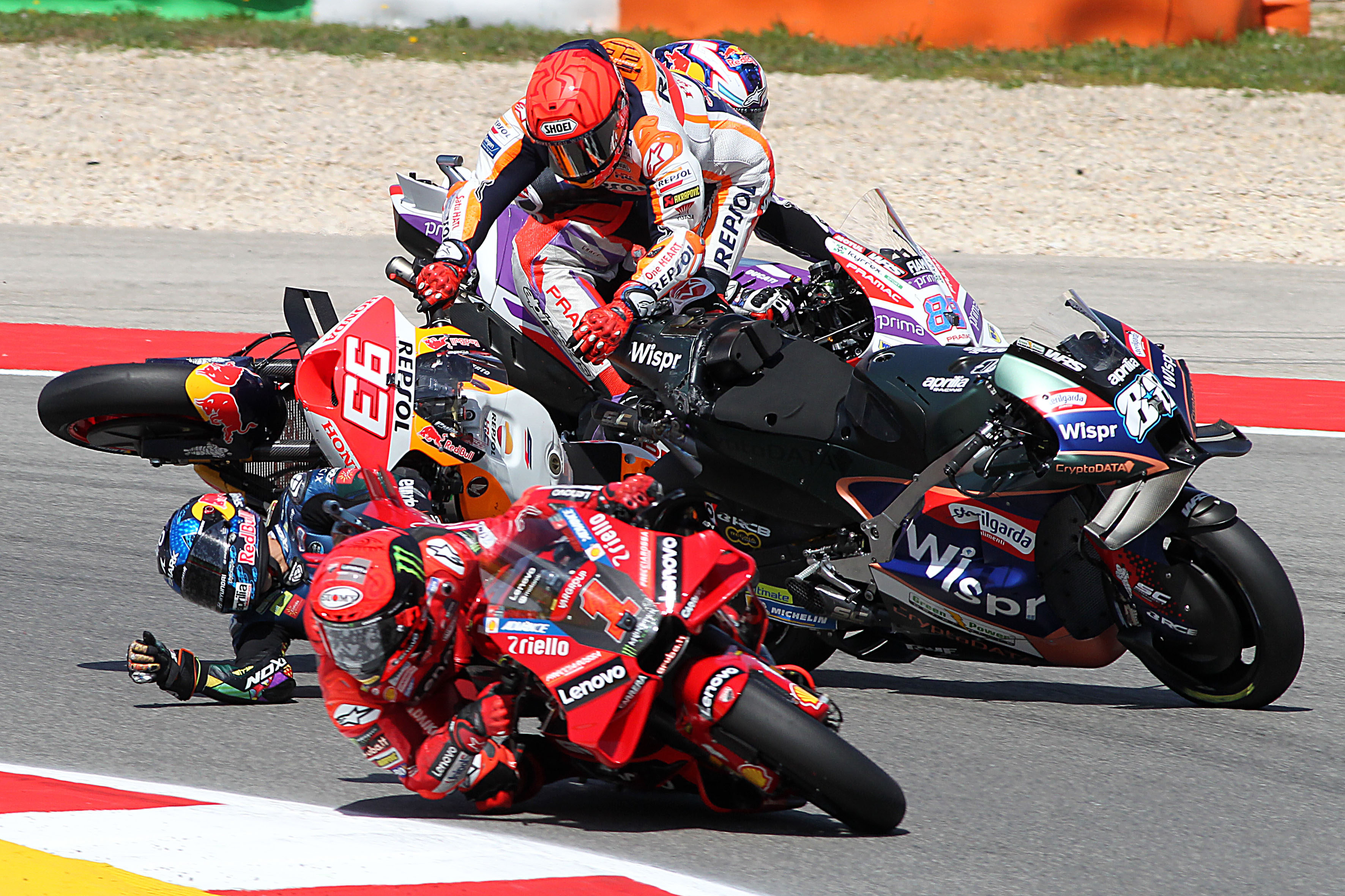 Portimao MotoGP crash