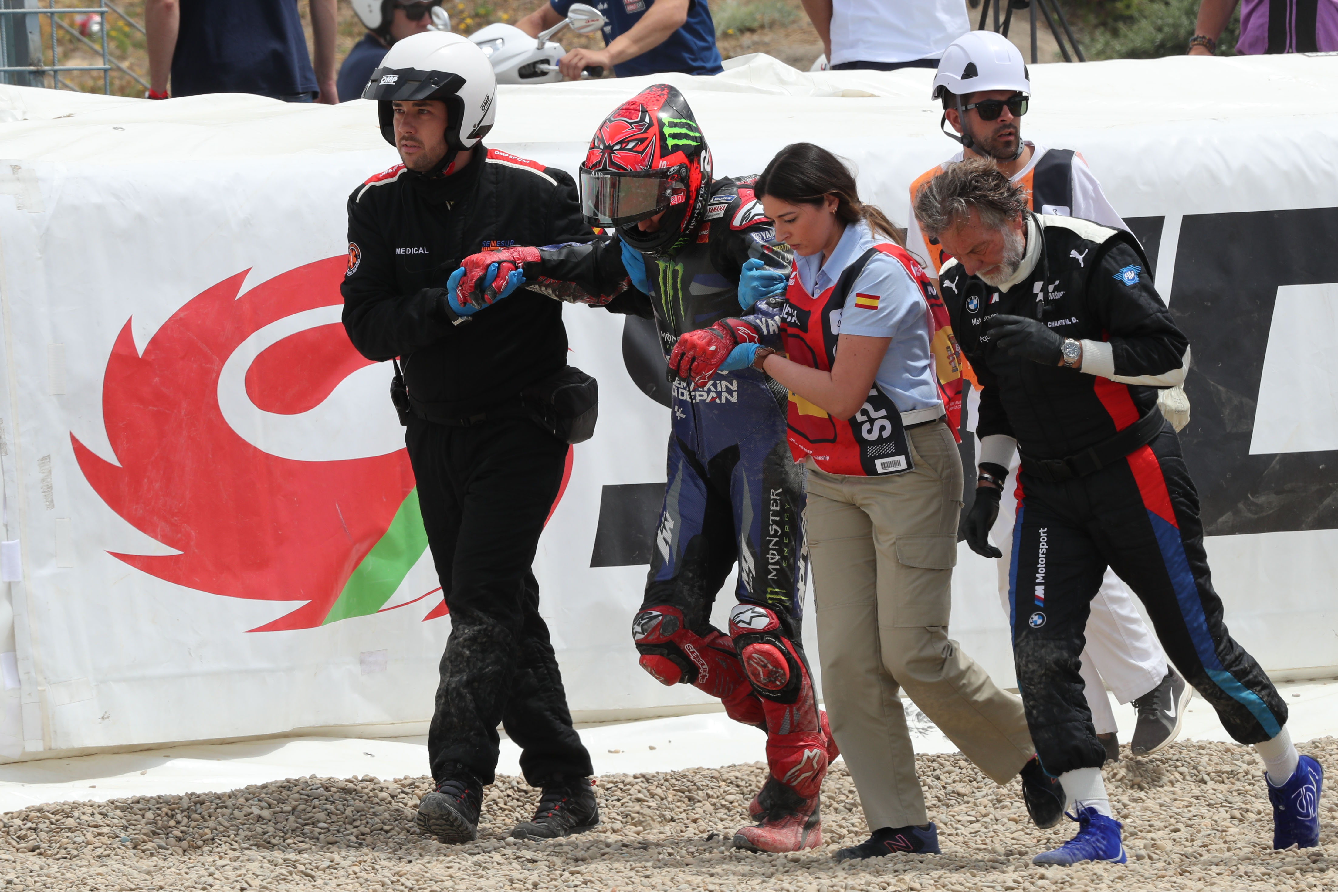 MotoGP Jerez crash