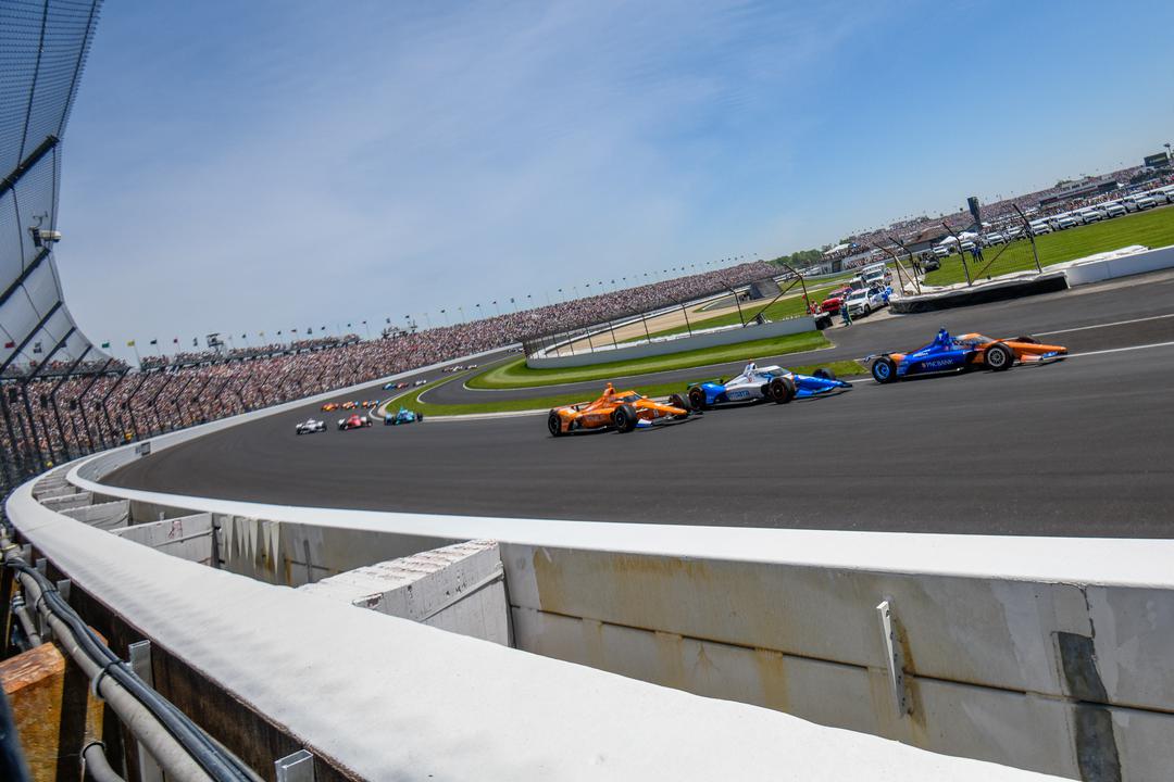 Front Row Scott Dixon Alex Palou And Rinus Veekay 106th Indianapolis 500 By Doug Mathews Referenceimagewithoutwatermark M59901