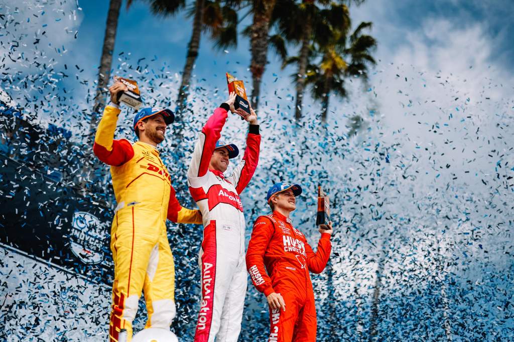 Kirkwood leads Grosjean in Andretti IndyCar 1-2 at Long Beach