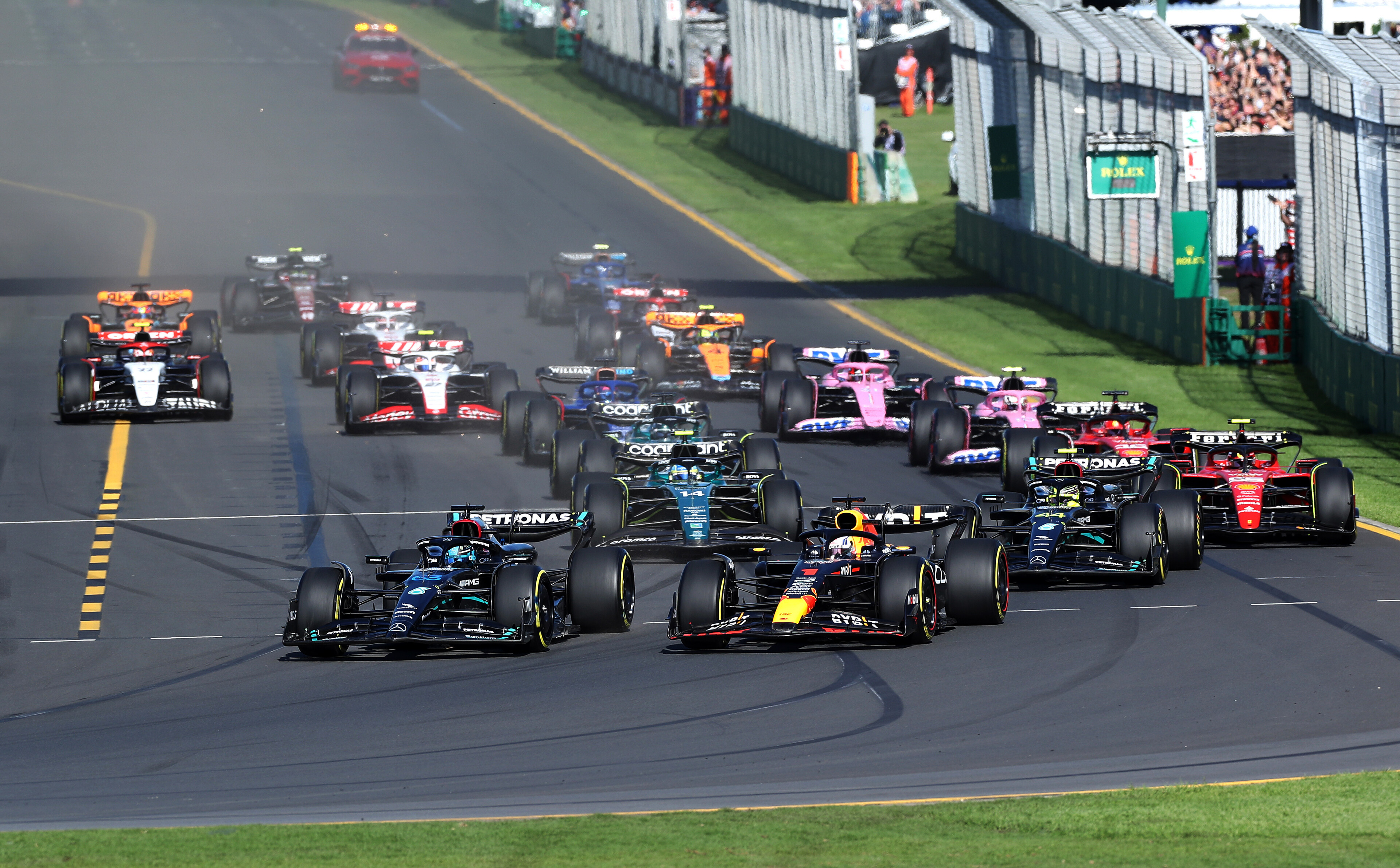 F1 2023: Chaotic ending to Australian Grand Prix explained, red flag,  restart, results, finishing order, what happened, latest news