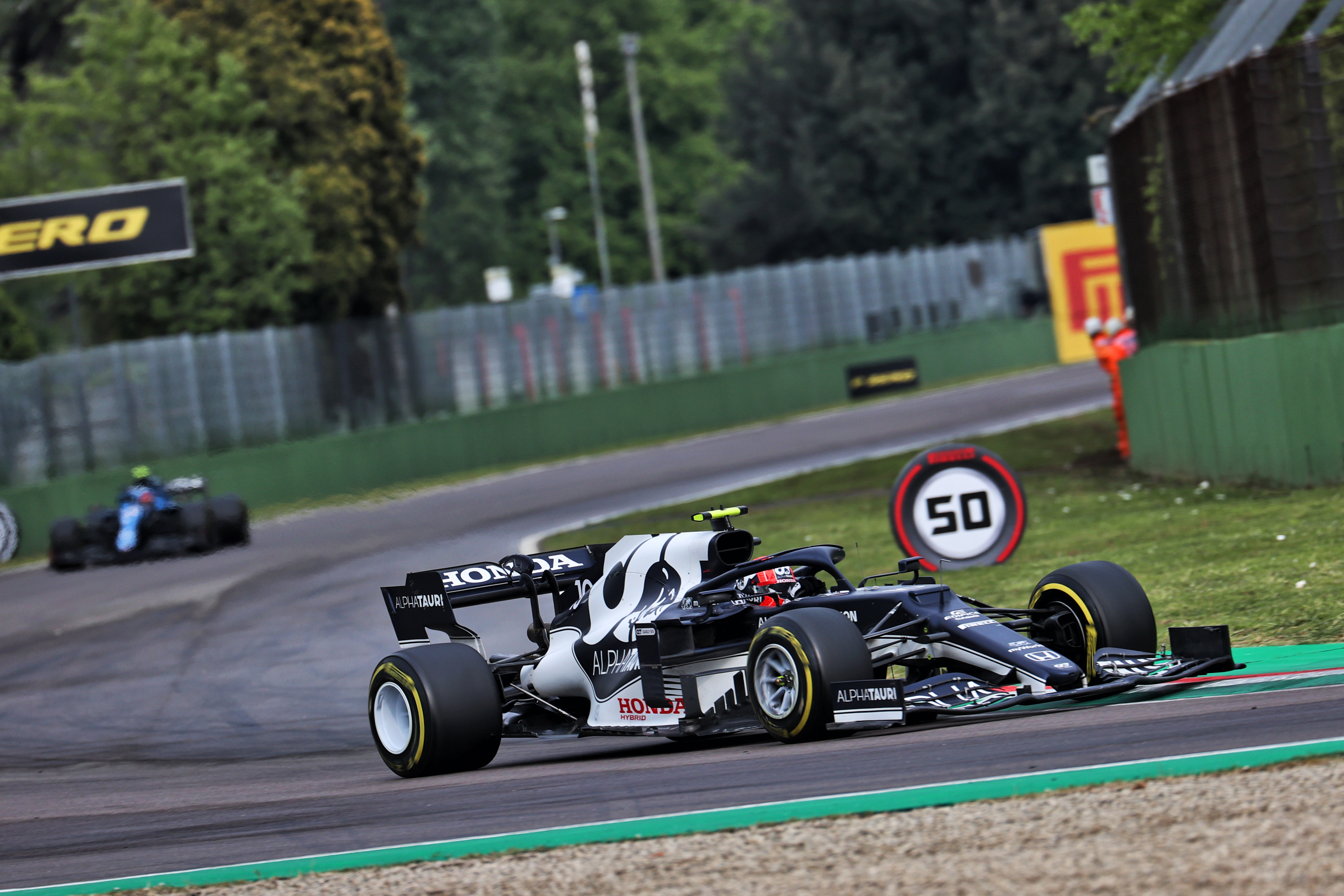 Balap Motor Kejuaraan Dunia Formula Satu Emilia Romagna Grand Prix Race Day Imola, Italia