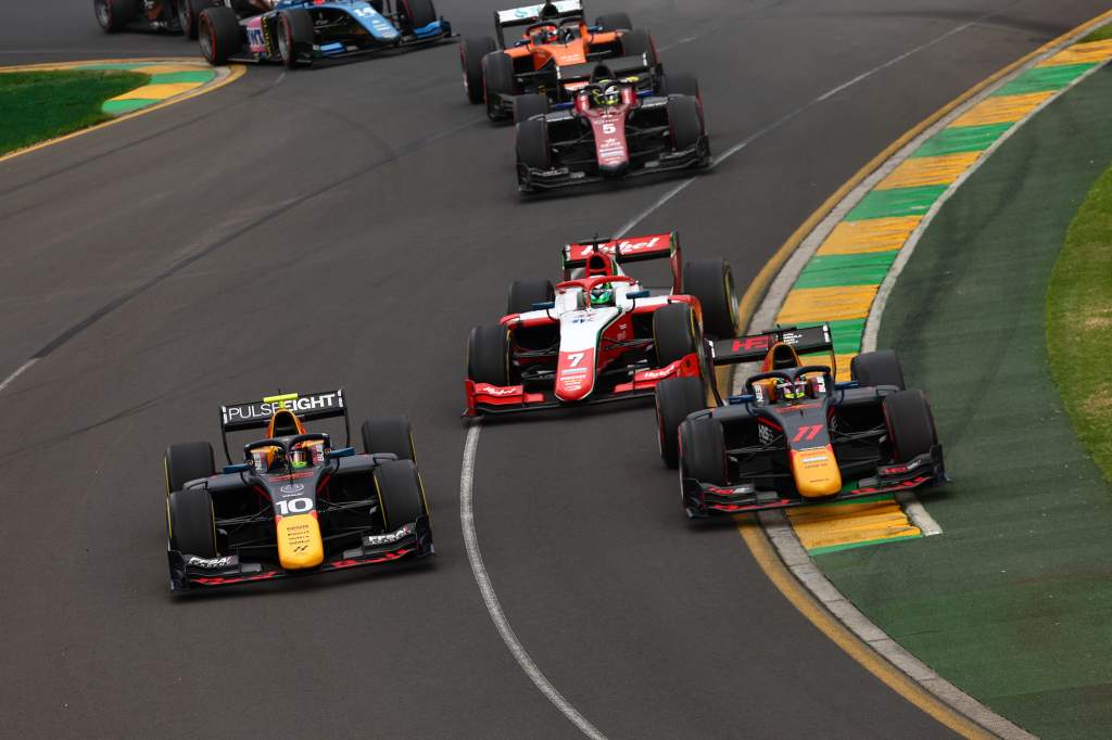 Motor Racing Fia Formula 2 Championship Saturday Melbourne, Australia,