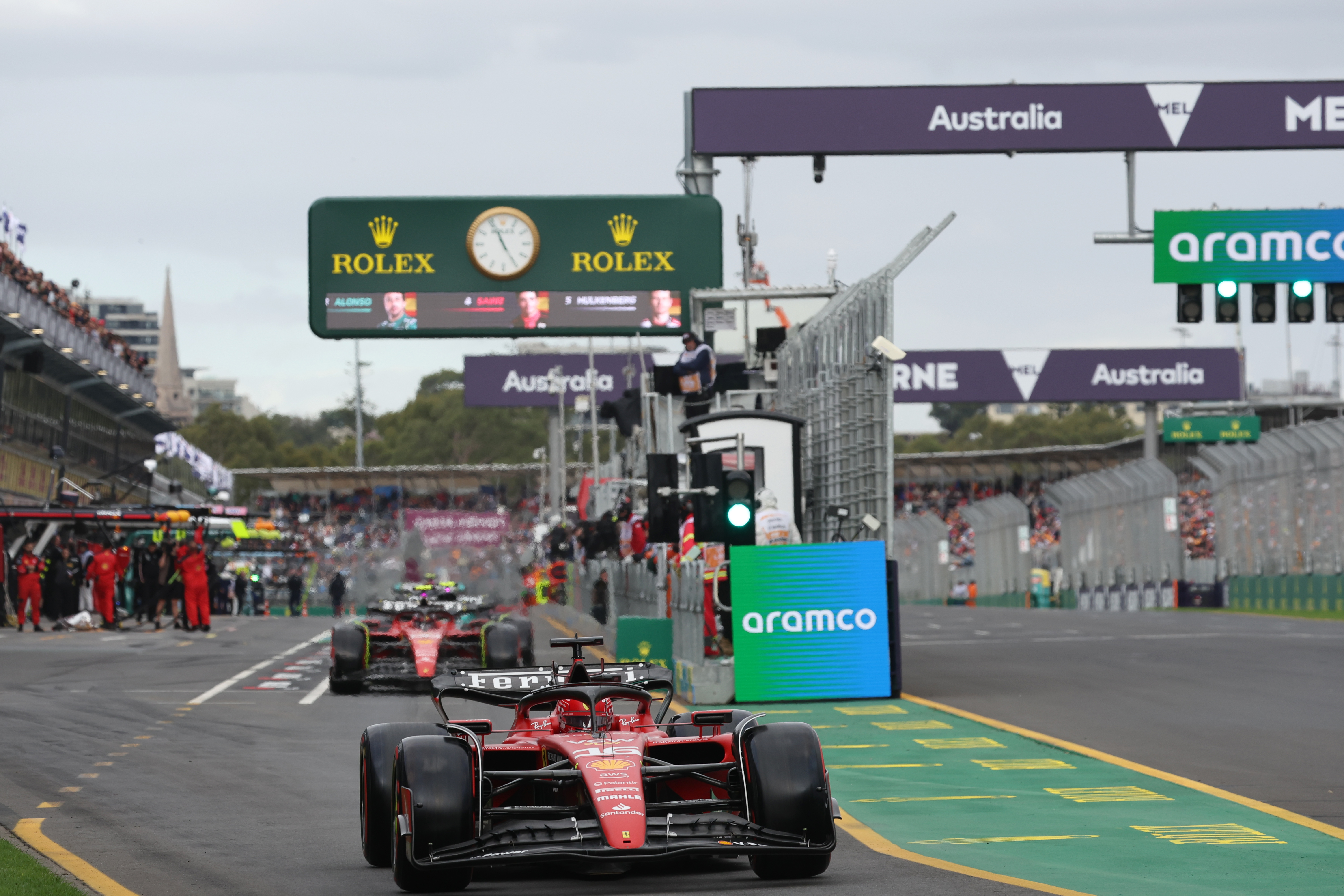 Motor Racing Formula One World Championship Australian Grand Prix Qualifying Day Melbourne, Australia